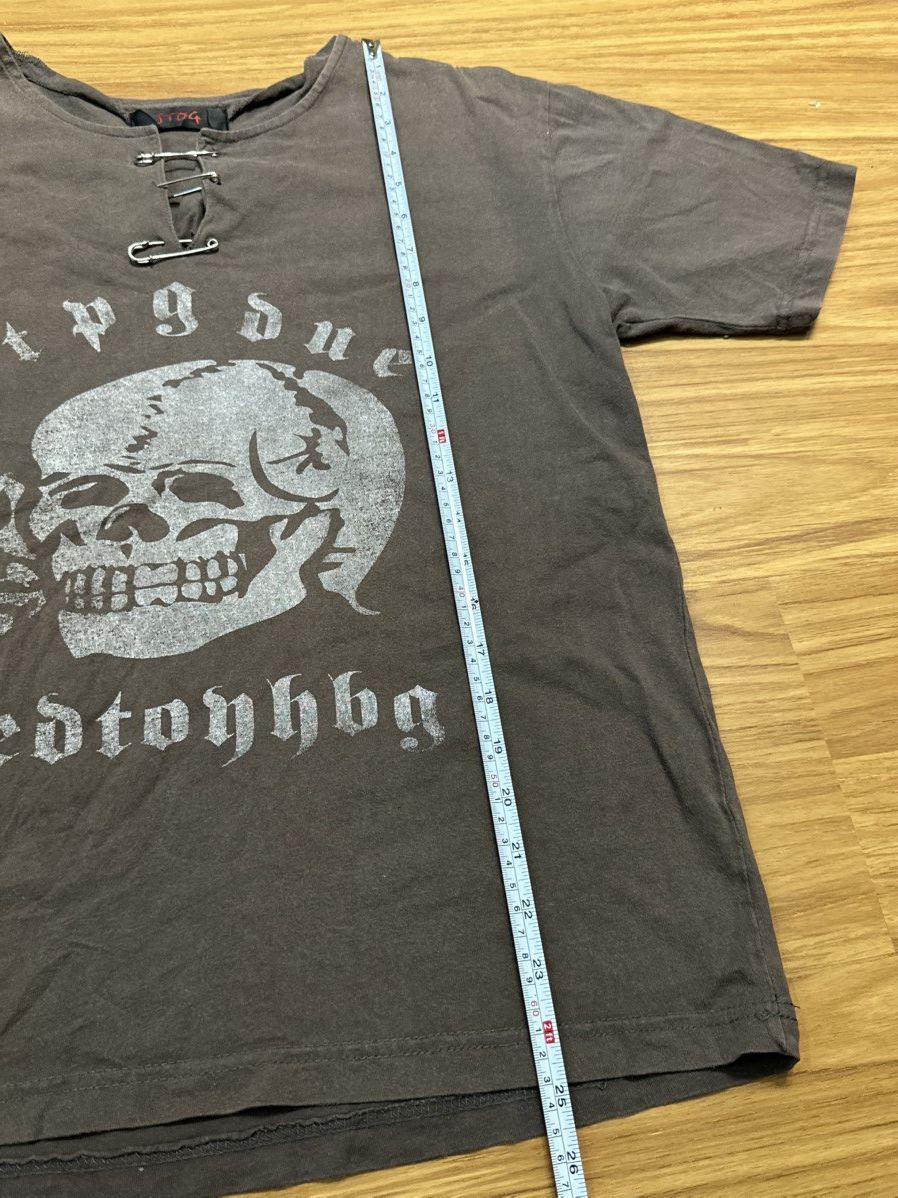 Japanese Brand × Seditionaries Seditionaries Stog Distressed Skull Tee Shirt Size US M / EU 48-50 / 2 - 3 Thumbnail