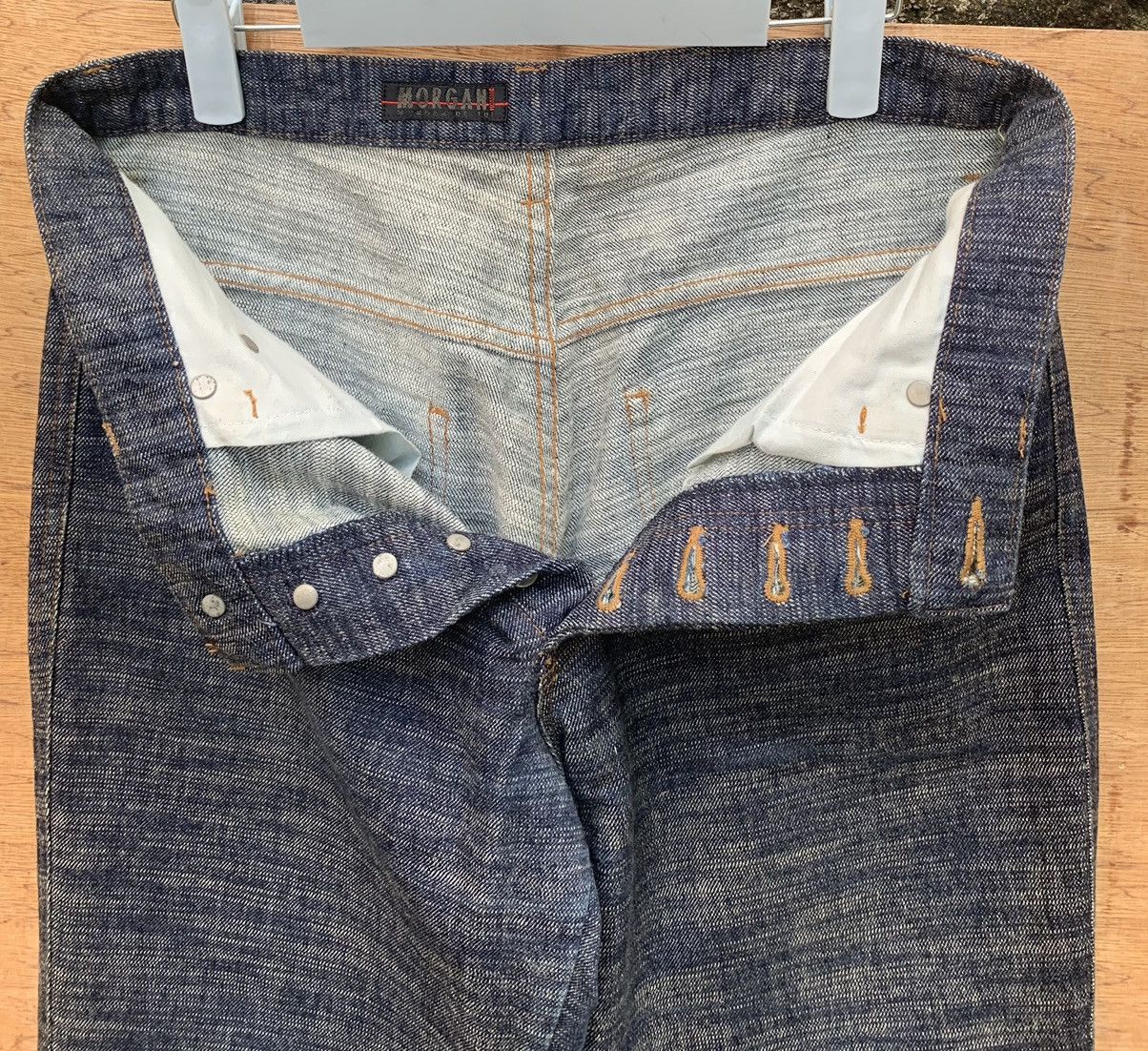 Japanese Brand 🔥🔥 MORGAN HOMME Blue Denim Jeans Size US 30 / EU 46 - 16 Thumbnail