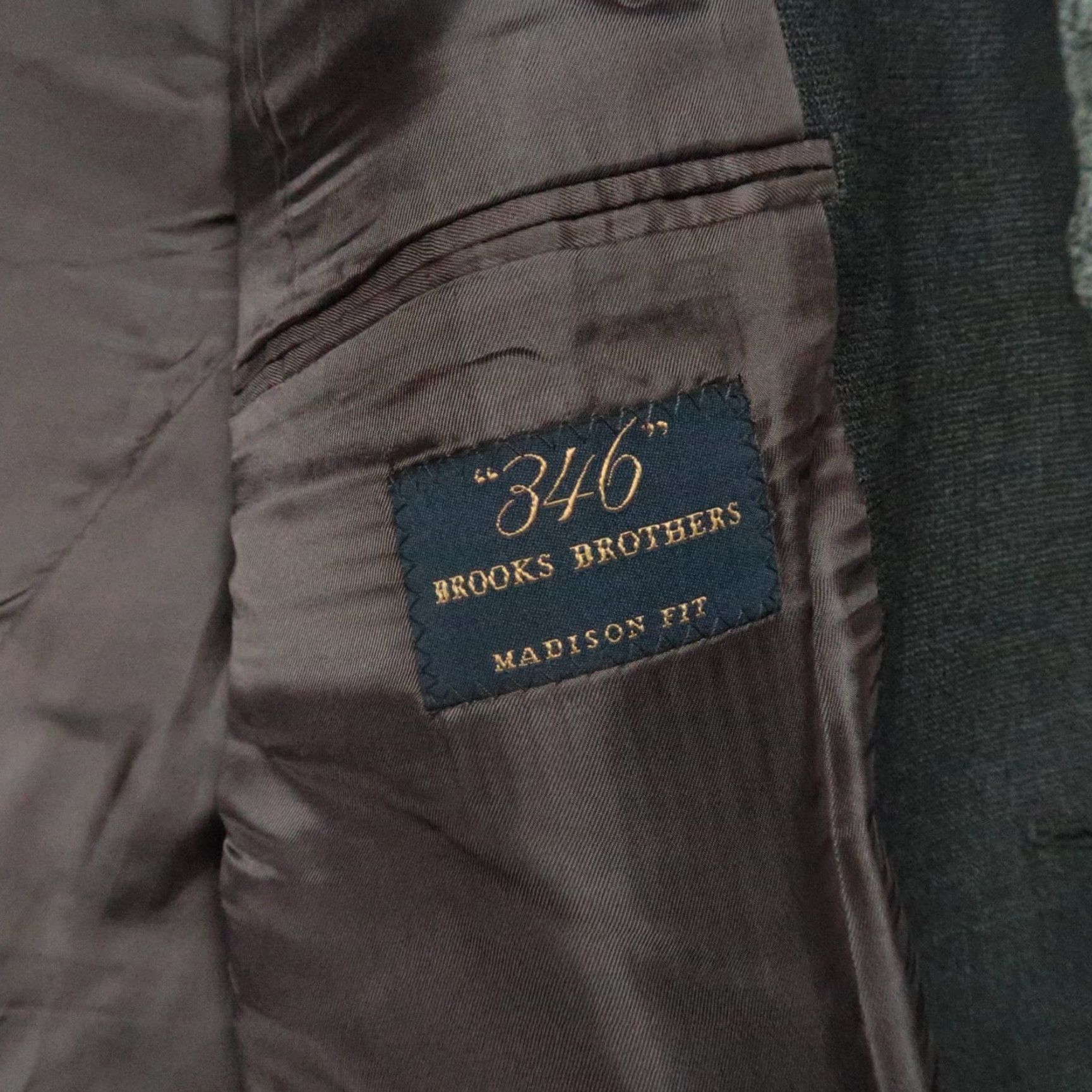 Brooks Brothers Brooks Brothers Blazer Mens 41R Gray Wool Madison Fit Sport Coat Size 42R - 5 Thumbnail