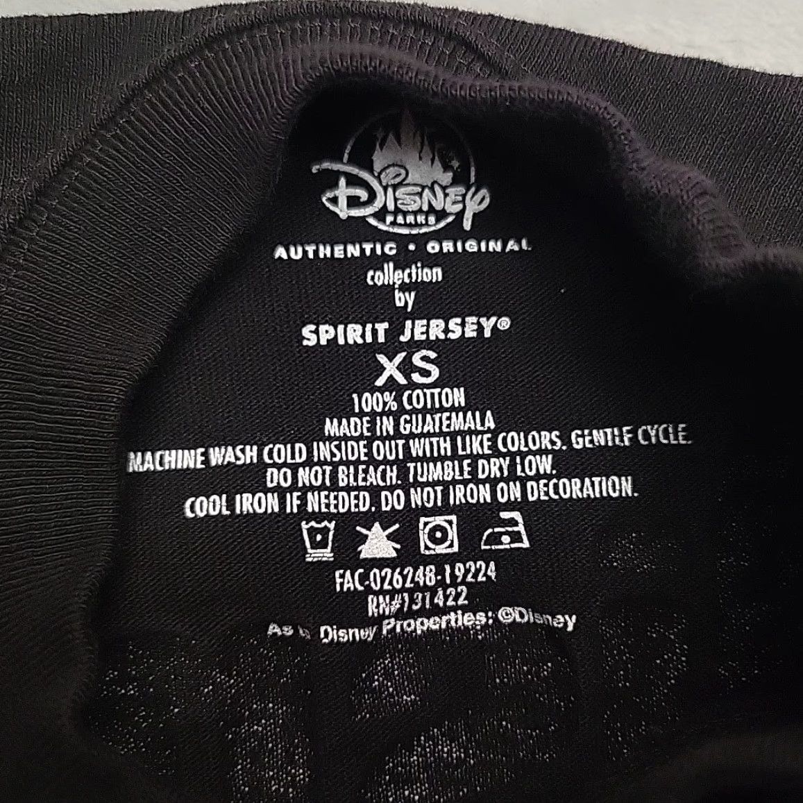 Disney VINTAGE Disney Spirit Jersey Men XS Black 1971 Puff Graphic Disneyland Resort Streetwear Size US XS / EU 42 / 0 - 3 Thumbnail