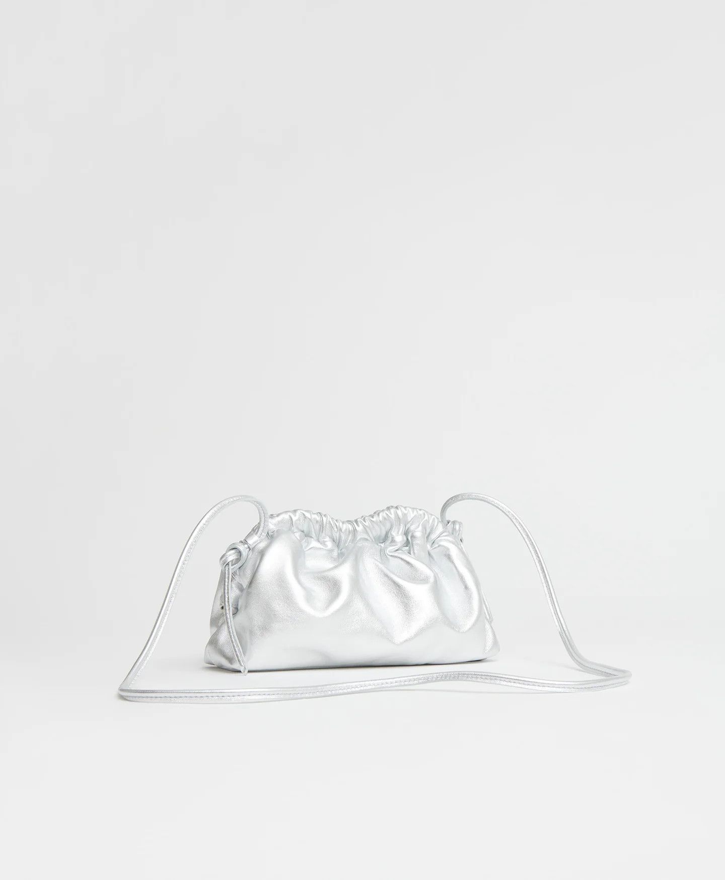 Mansur Gavriel os11x0126 Size: OS / Mini Cloud Clutch in Silver Size ONE SIZE - 2 Thumbnail