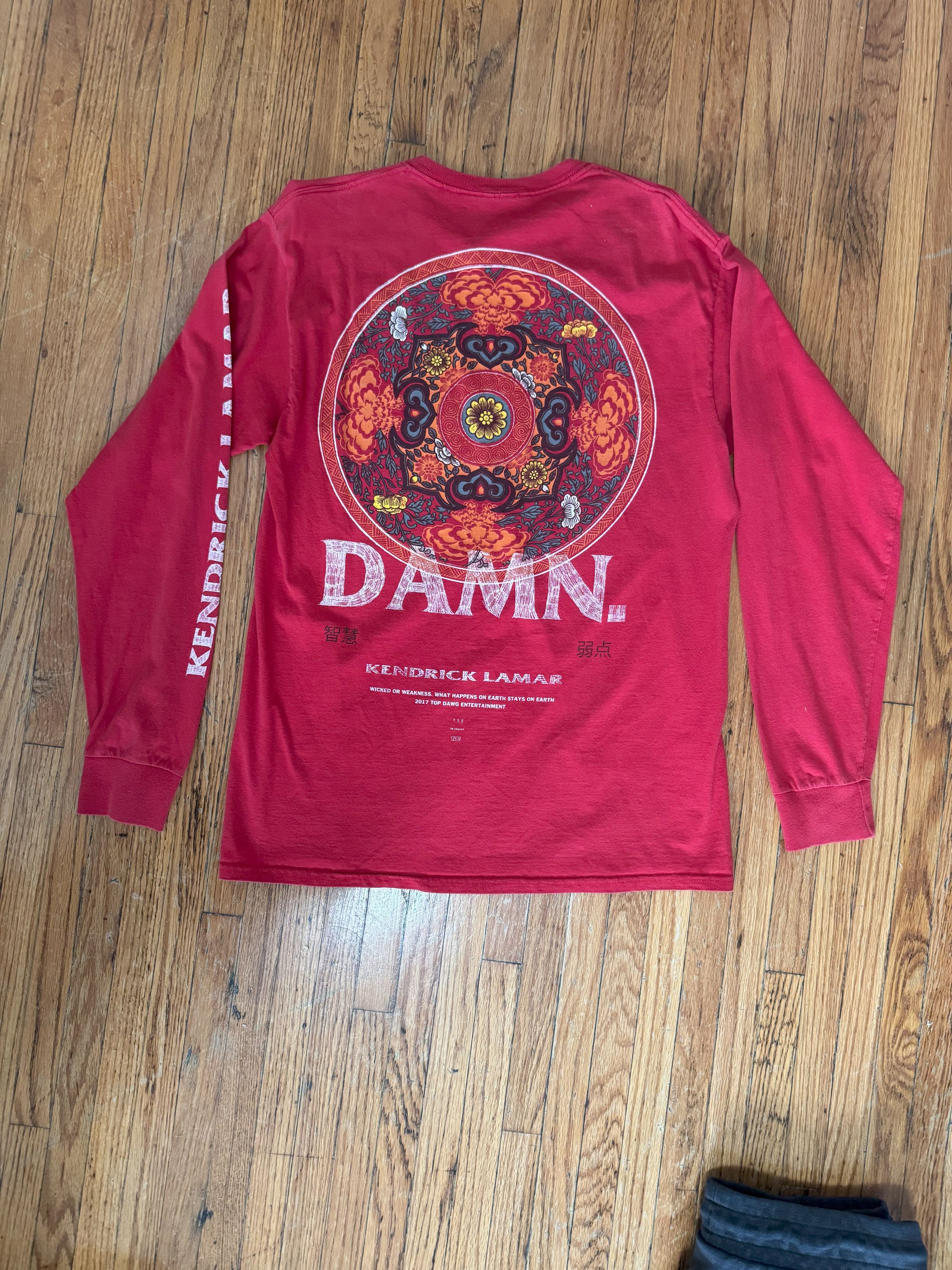 Kendrick Lamar Kendrick Lamar DAMN. Tour Los Angeles Pop Up Long Sleeve Size US M / EU 48-50 / 2 - 2 Thumbnail