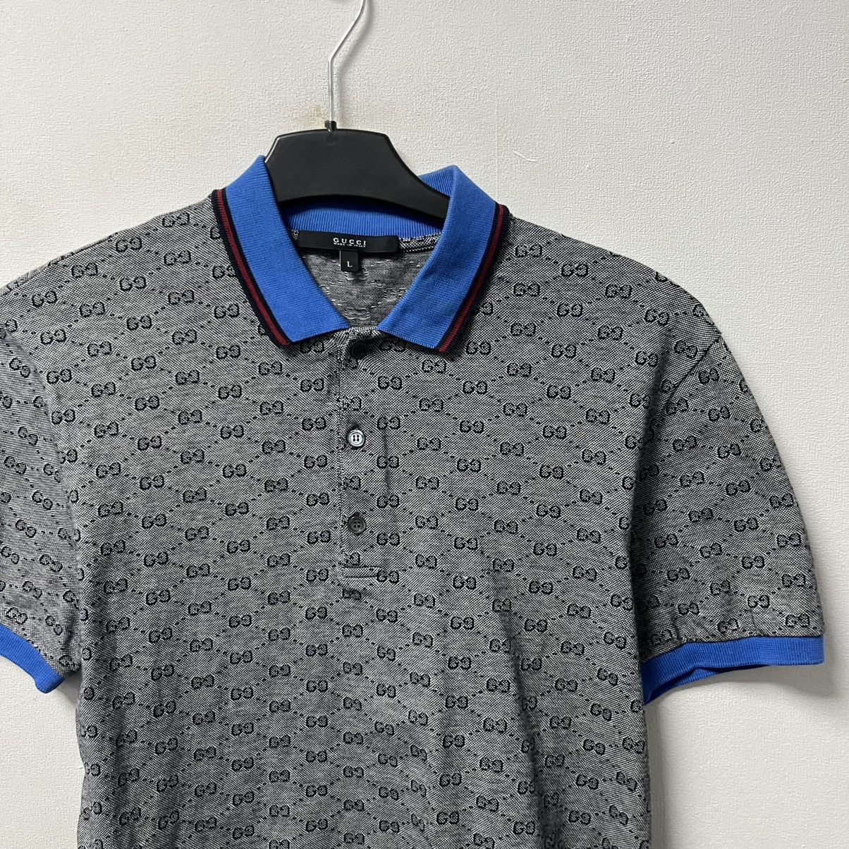Gucci Vintage Gucci Polo T-Shirt Size US L / EU 52-54 / 3 - 4 Thumbnail
