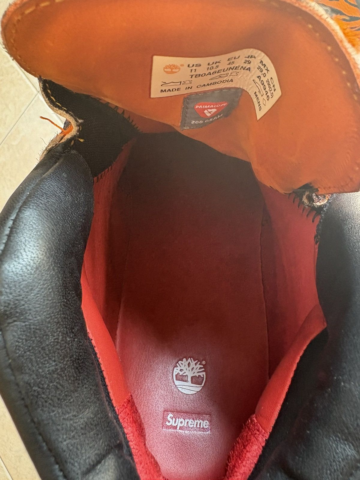 Supreme × Timberland Supreme X Timberland boots Size US 11 / EU 44 - 3 Thumbnail