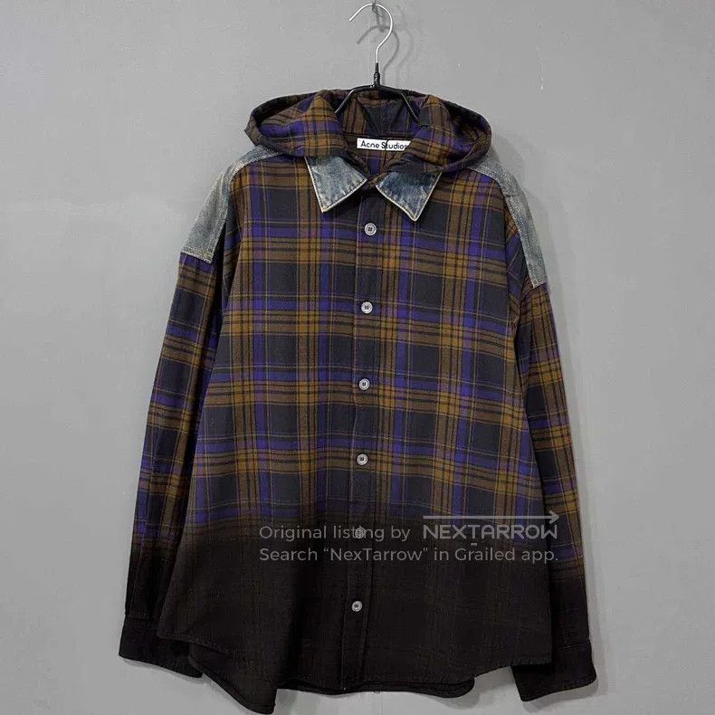 Acne Studios Acne Studios 24FW Patchwork Fake Two-Piece Gradient Plaid Size US XS / EU 42 / 0 - 1 Thumbnail
