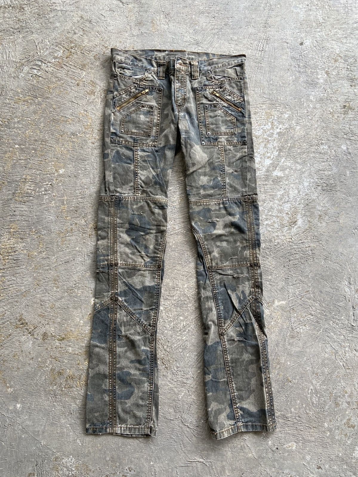 Hysteric Glamour 2000s Grace Continental - Hysteric Glamour Style Camo Pants Size US 30 / EU 46 - 1 Thumbnail