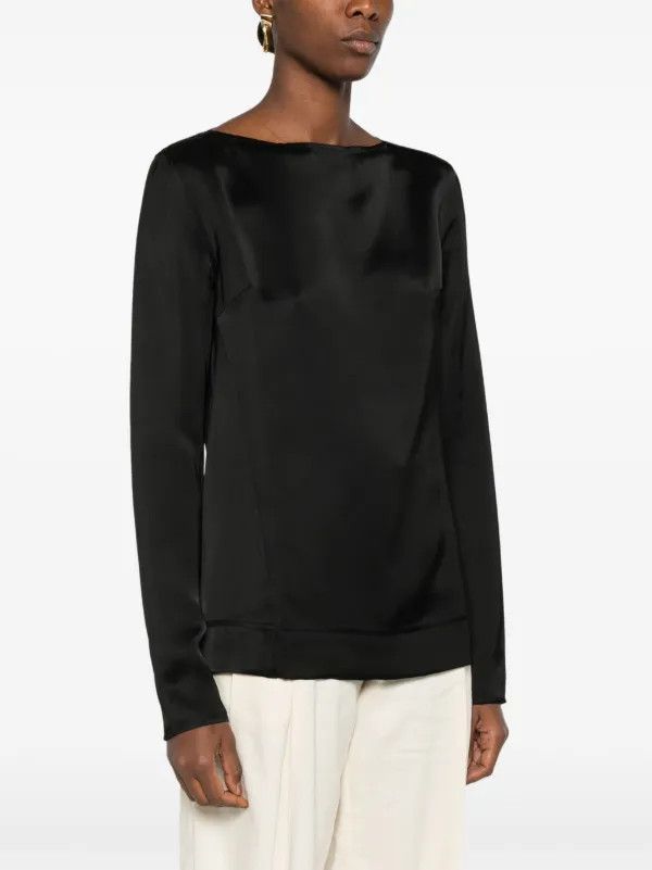 Toteme Toteme Long sleeve satin top Top Size XS / US 0-2 / IT 36-38 - 1 Thumbnail