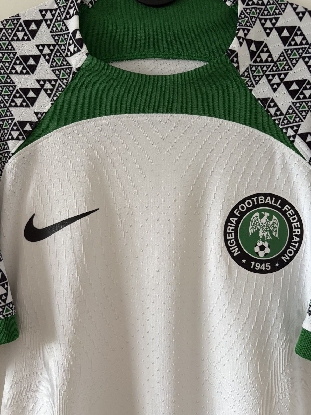 Nigeria nike 2022 wyjazdowa ADV meczowa — zdjęcie 2