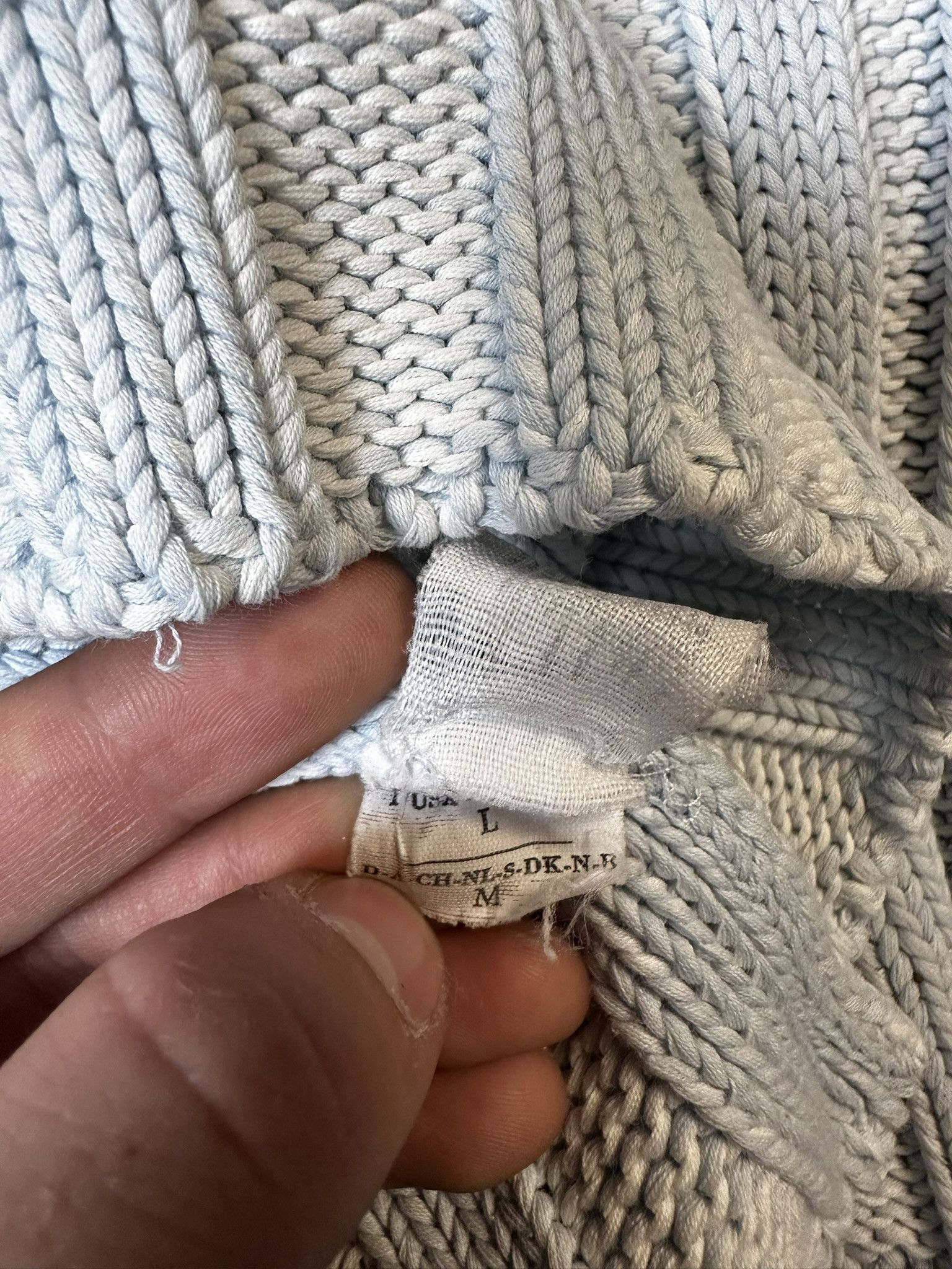 Brunello Cucinelli Vintage Brunello Cucinelli Cotton Cable Knit Sweater Size US M / EU 48-50 / 2 - 7 Thumbnail