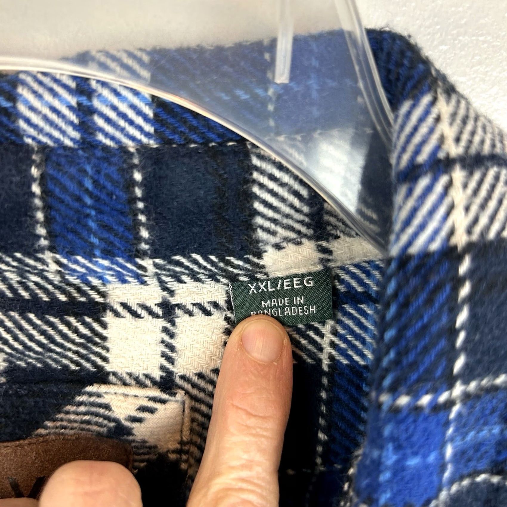 Orvis Orvis Flannel Shirt Mens 2XL Blue Plaid Button Shacket Workwear Outdoor Size US XXL / EU 58 / 5 - 5 Thumbnail