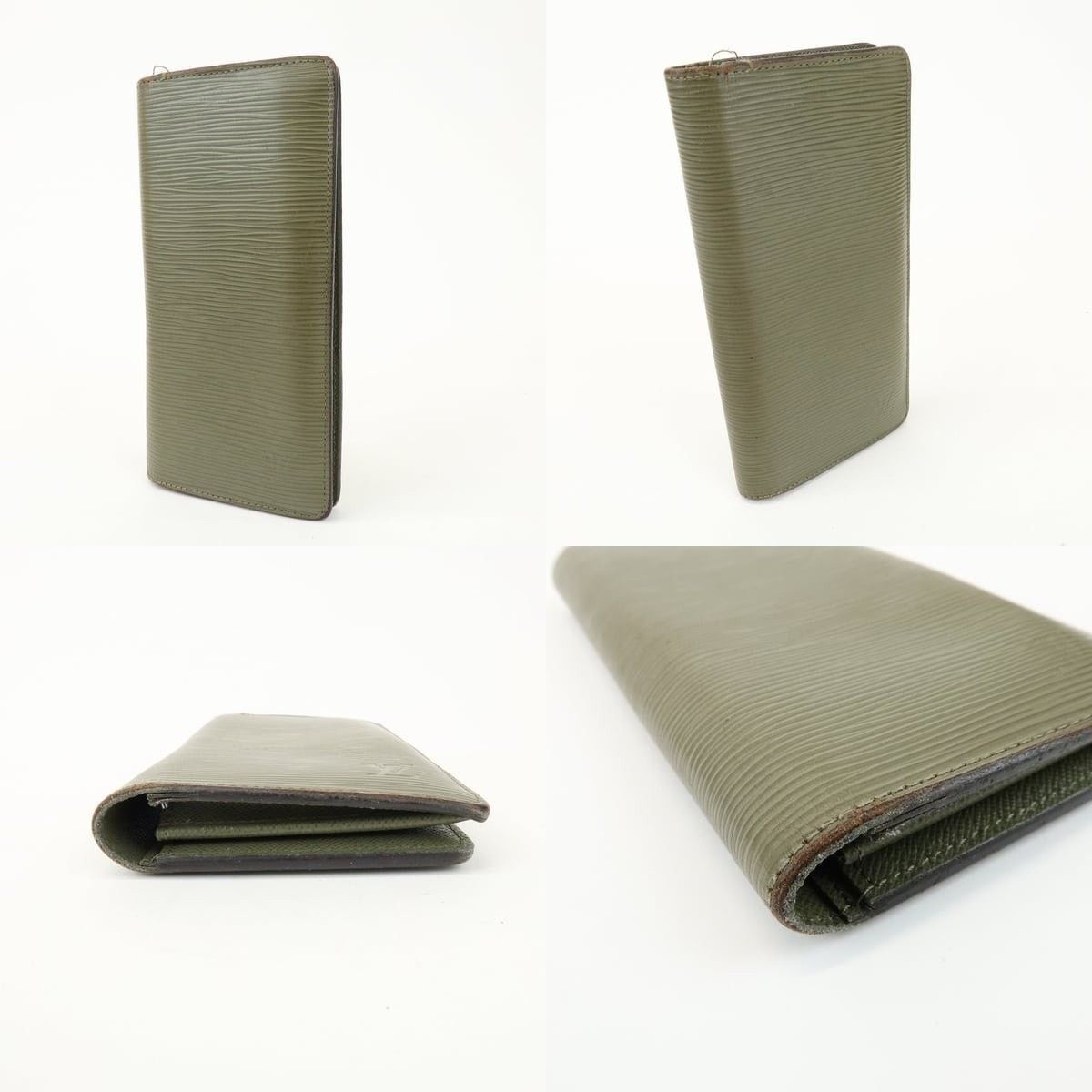 Louis Vuitton Louis Vuitton Epi Portefeuille Brazza Wallet Green Size ONE SIZE - 3 Thumbnail