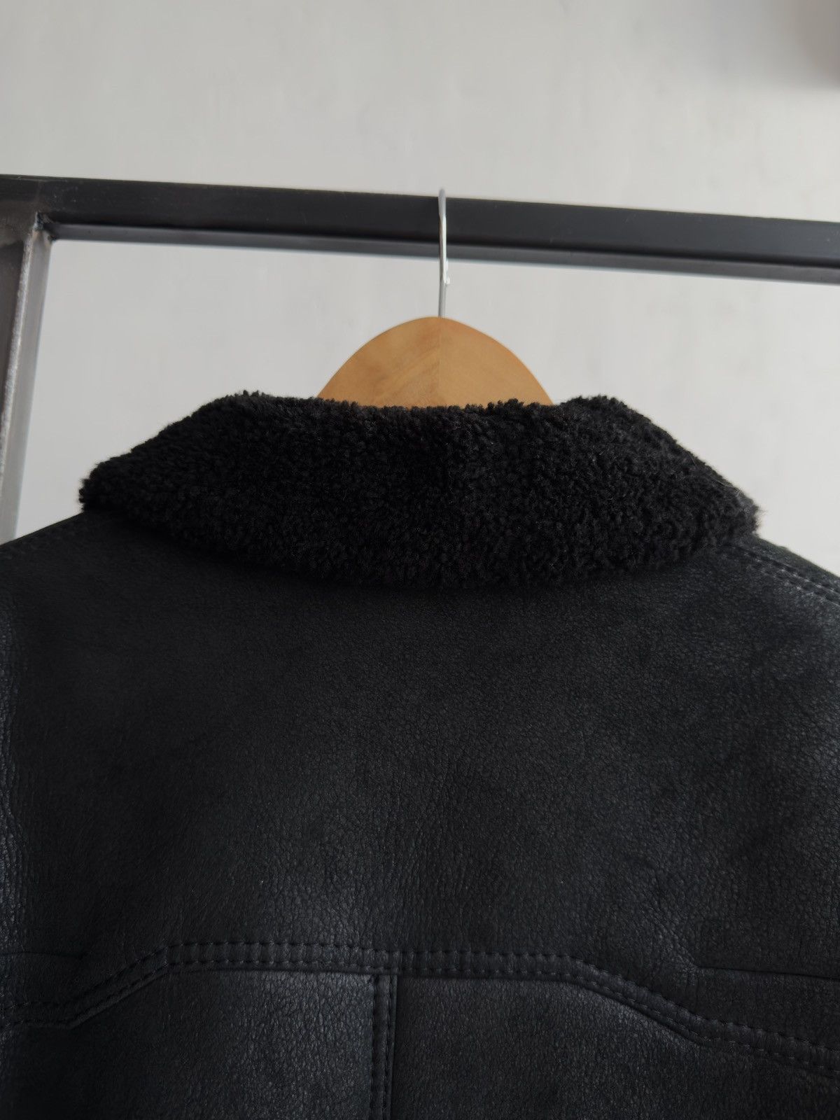 Dior Dior Leather Shearling Jacket FW07 Navigate Hedi Slimane Size US L / EU 52-54 / 3 - 21 Thumbnail