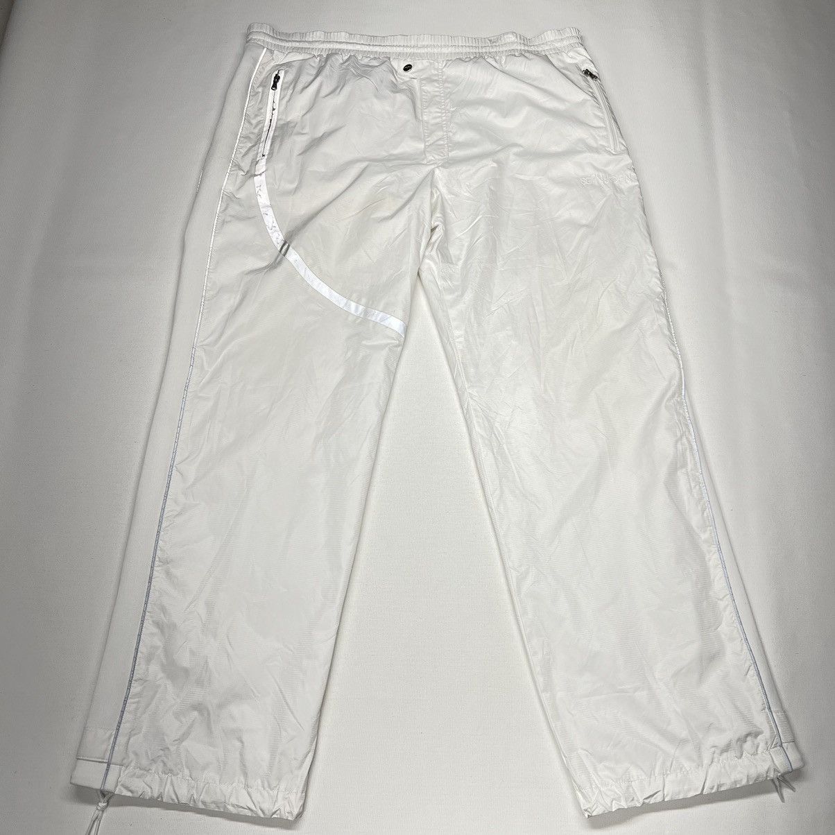 Sean John Sean John Pants White Drawstring Baggy Track 3M Y2K Retro Size US 36 / EU 52 - 1 Thumbnail