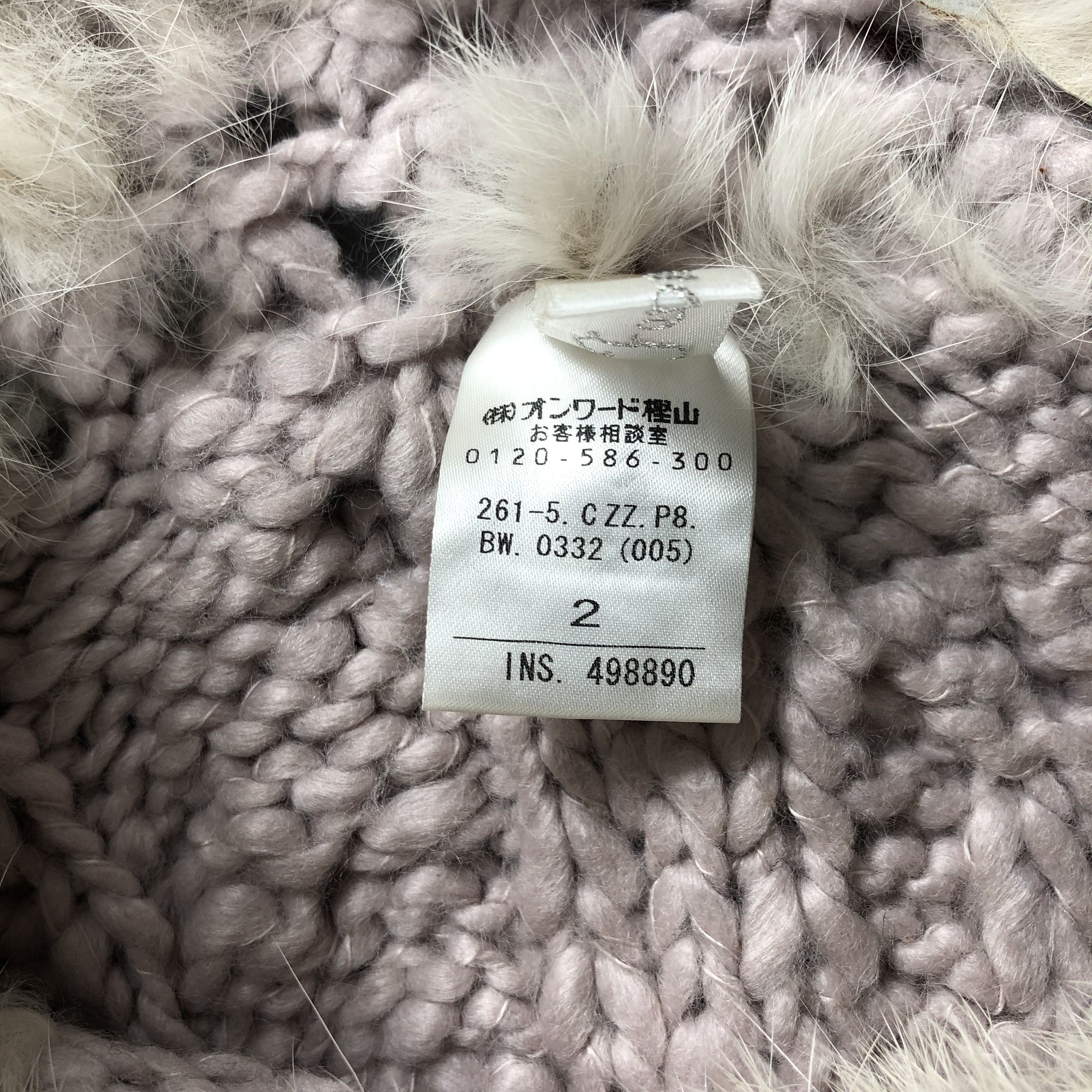 Japanese Brand Japanese Faux Fur Knit Beanie Size ONE SIZE - 5 Thumbnail
