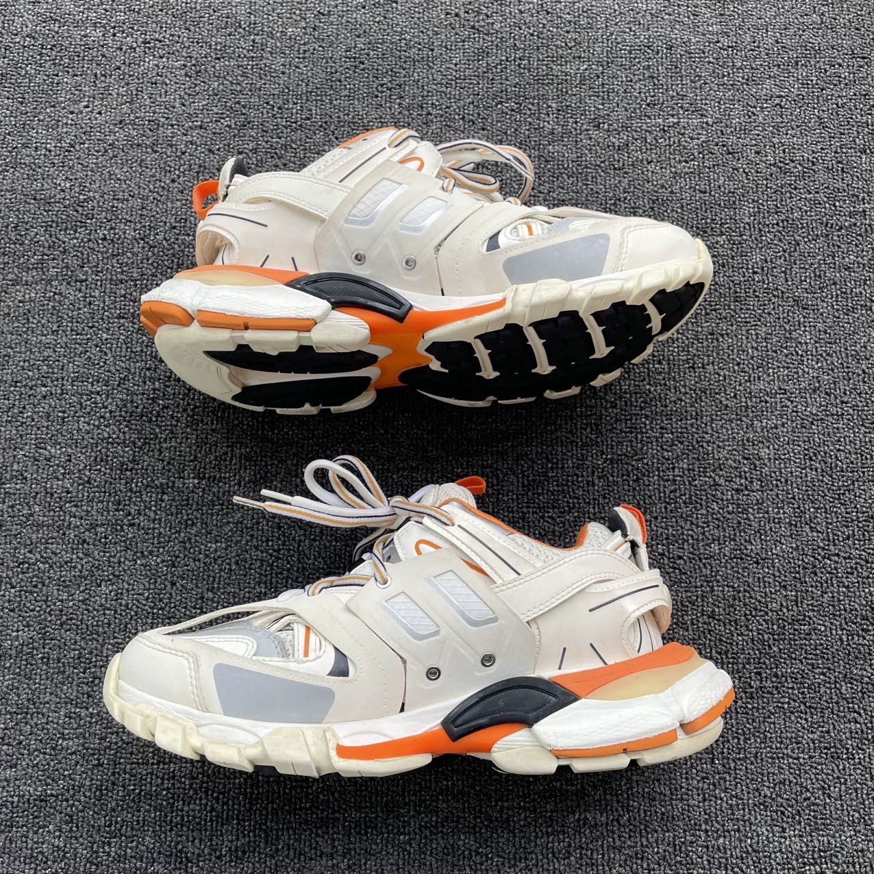 Balenciaga Balenciaga Track 38 White Orange 95new Size US 7.5 / IT 37.5 - 5 Thumbnail