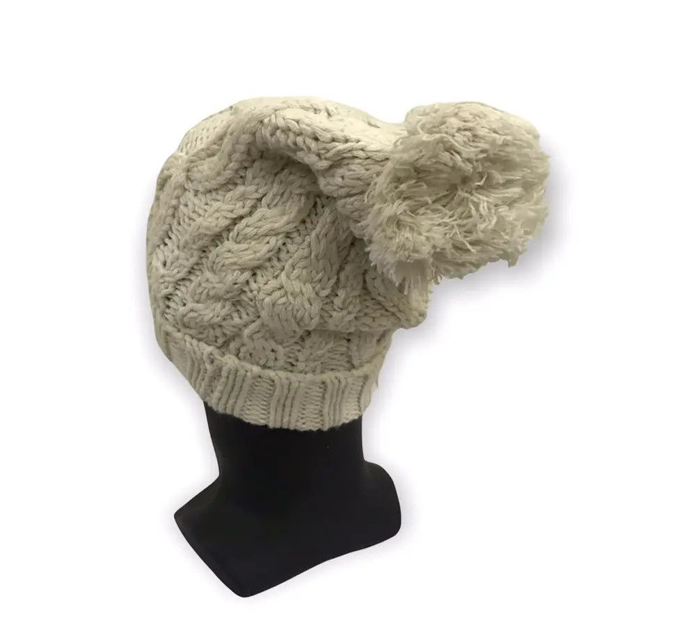 Japanese Brand × Vintage Japanese Brand Knit Bobble Beanie Hat Size ONE SIZE - 3 Thumbnail