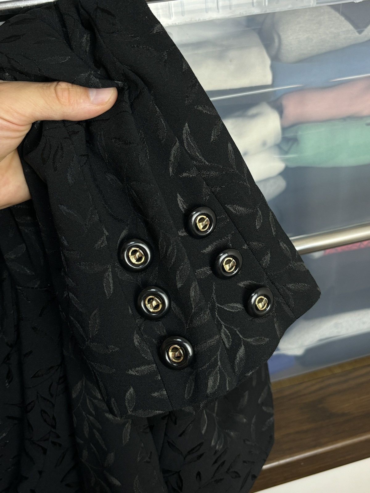 Sandro × Vintage Sandro Paris Vintage Blazer Jacket Size L / US 10 / IT 46 - 4 Thumbnail