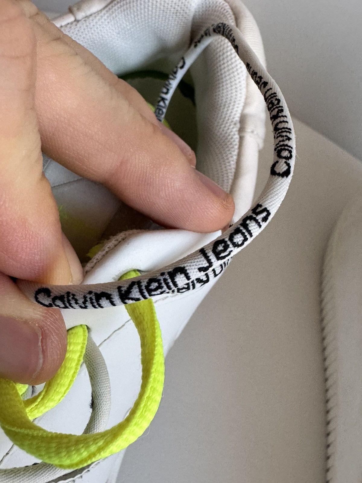 Calvin Klein Calvin Klein Jeans Chunky Cupsole Fluo Contrast Sneakers Size US 6.5 / IT 36.5 - 13 Thumbnail