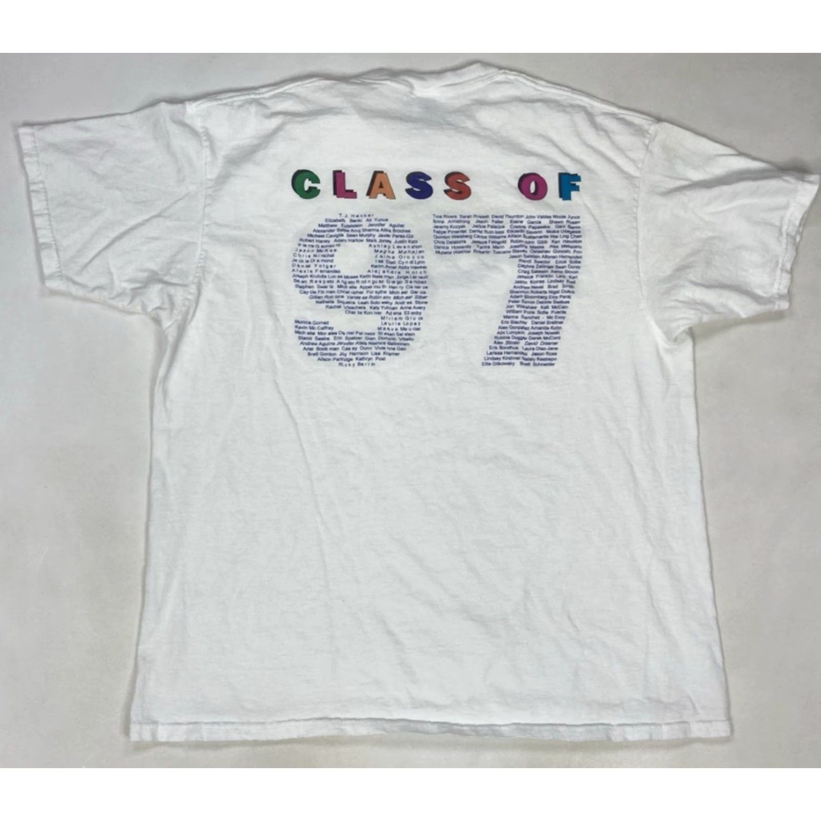 Delta VINTAGE California Love 97 Graphic T-shirt Men XL Class Of 1997 White 90s Size US XL / EU 56 / 4 - 5 Thumbnail