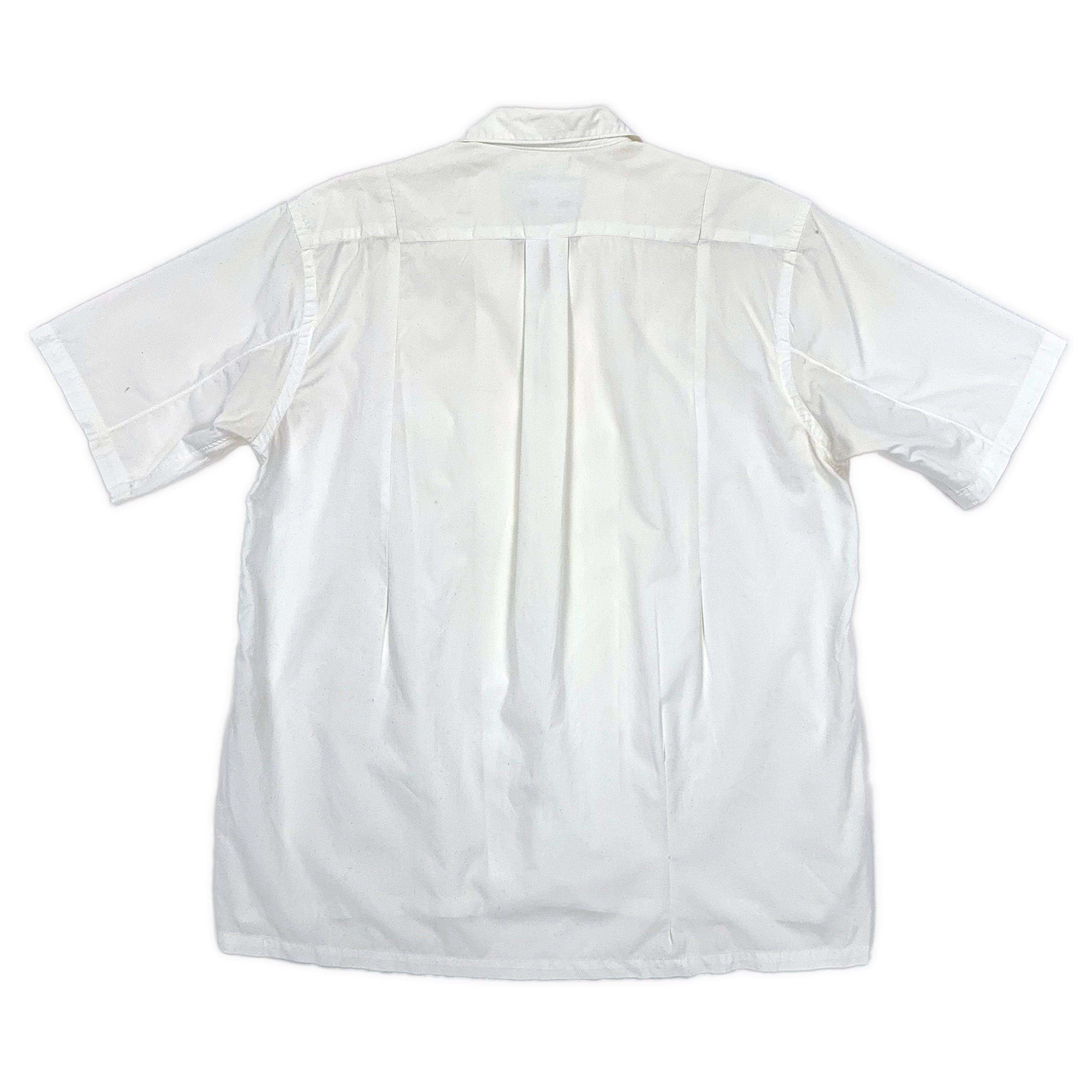 Comme des Garcons SHIRT 90s Short-sleeve Darted Camp Collar Shirt Size US S / EU 44-46 / 1 - 2 Thumbnail