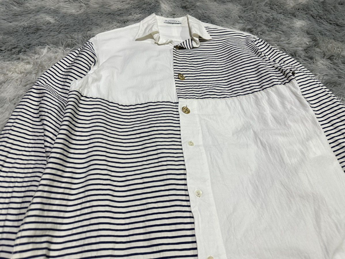 JW Anderson 🔥JW Anderson Deconstructed Patchwork Nautical Shirt Size US L / EU 52-54 / 3 - 2 Thumbnail