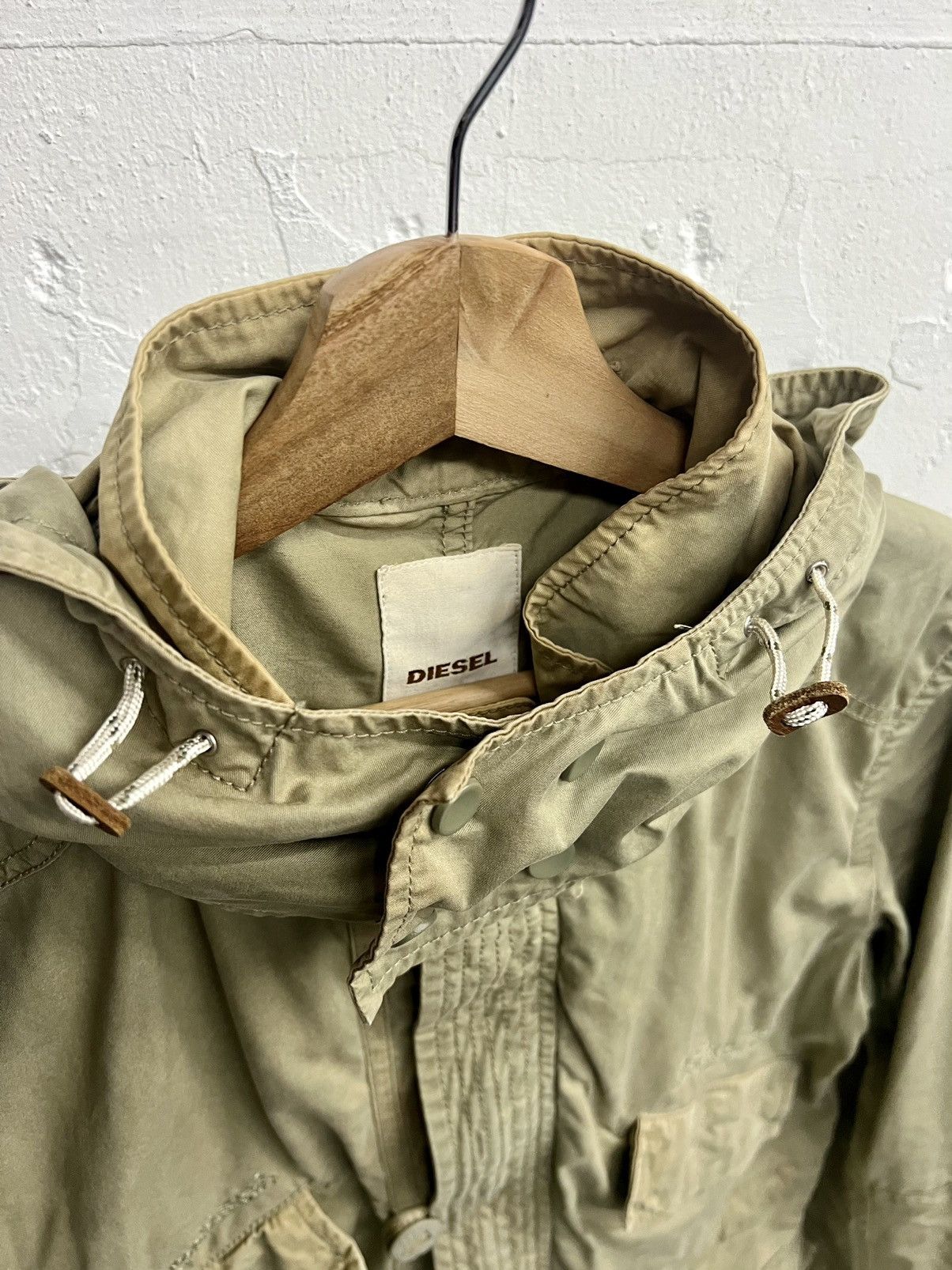 Diesel Vintage Diesel Project78 Military Hoodie Jacket Size US L / EU 52-54 / 3 - 5 Thumbnail