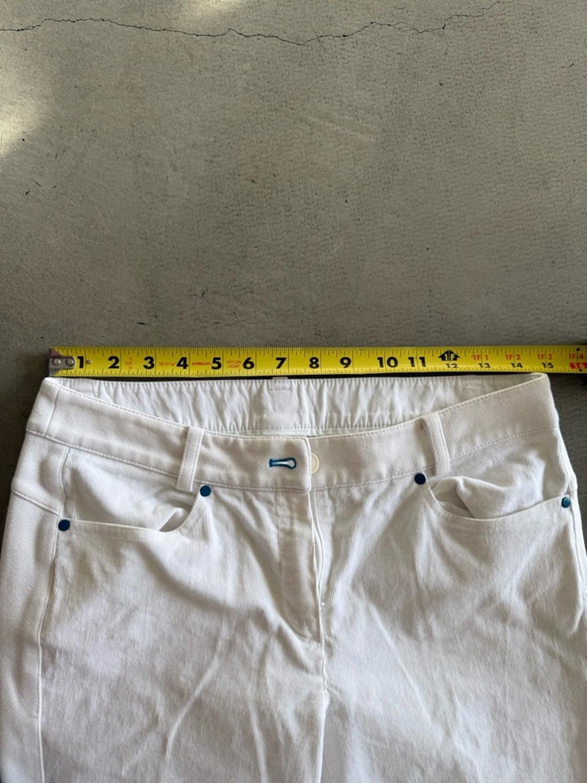 Wrangler W.ANGLE / Corduroy Golf Pants with Split Hem / White Size 28" / US 6 / IT 42 - 4 Thumbnail