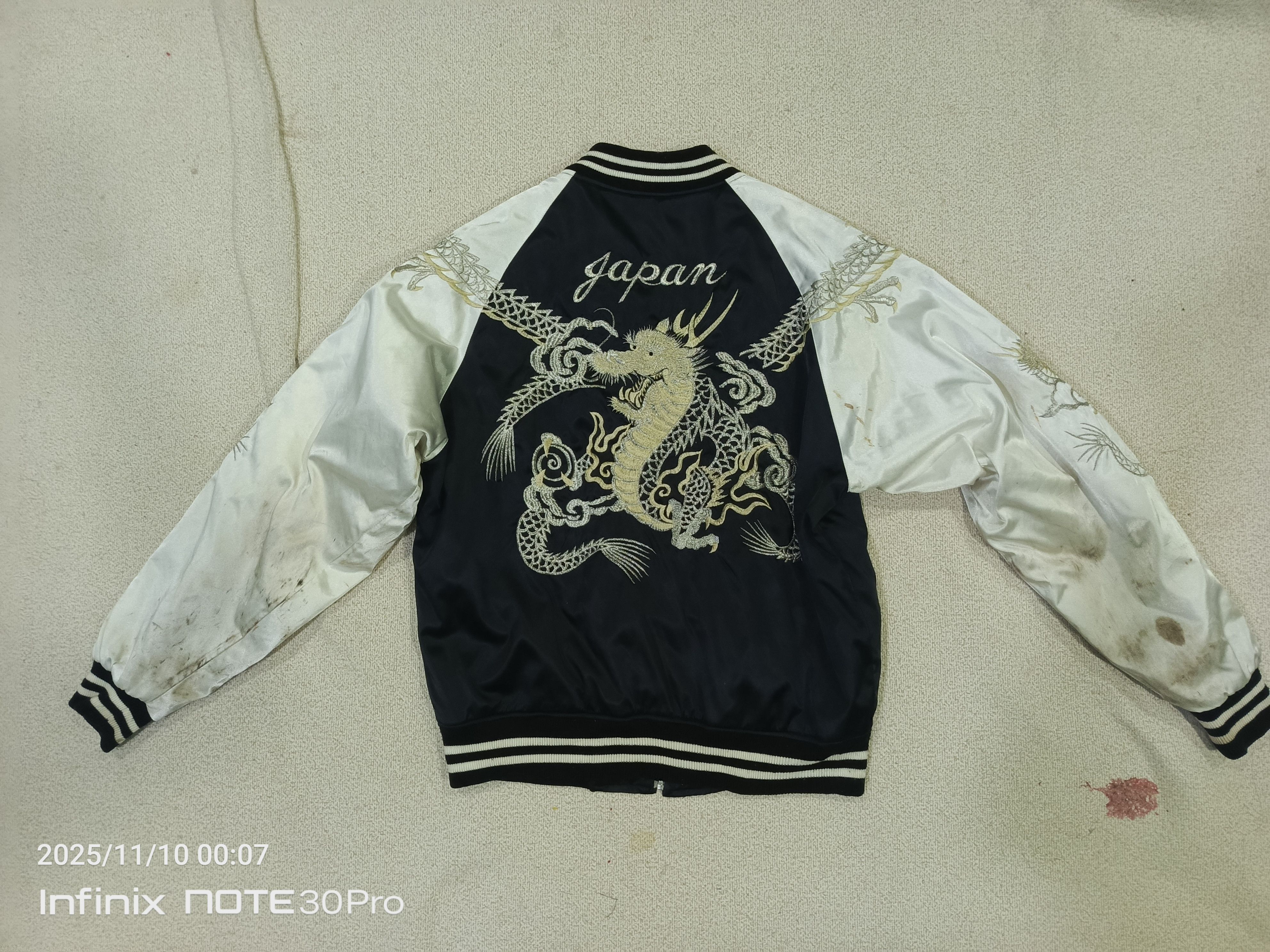 Japanese Brand Vintage Sukajan Dragon embroidery Size US L / EU 52-54 / 3 - 10 Thumbnail
