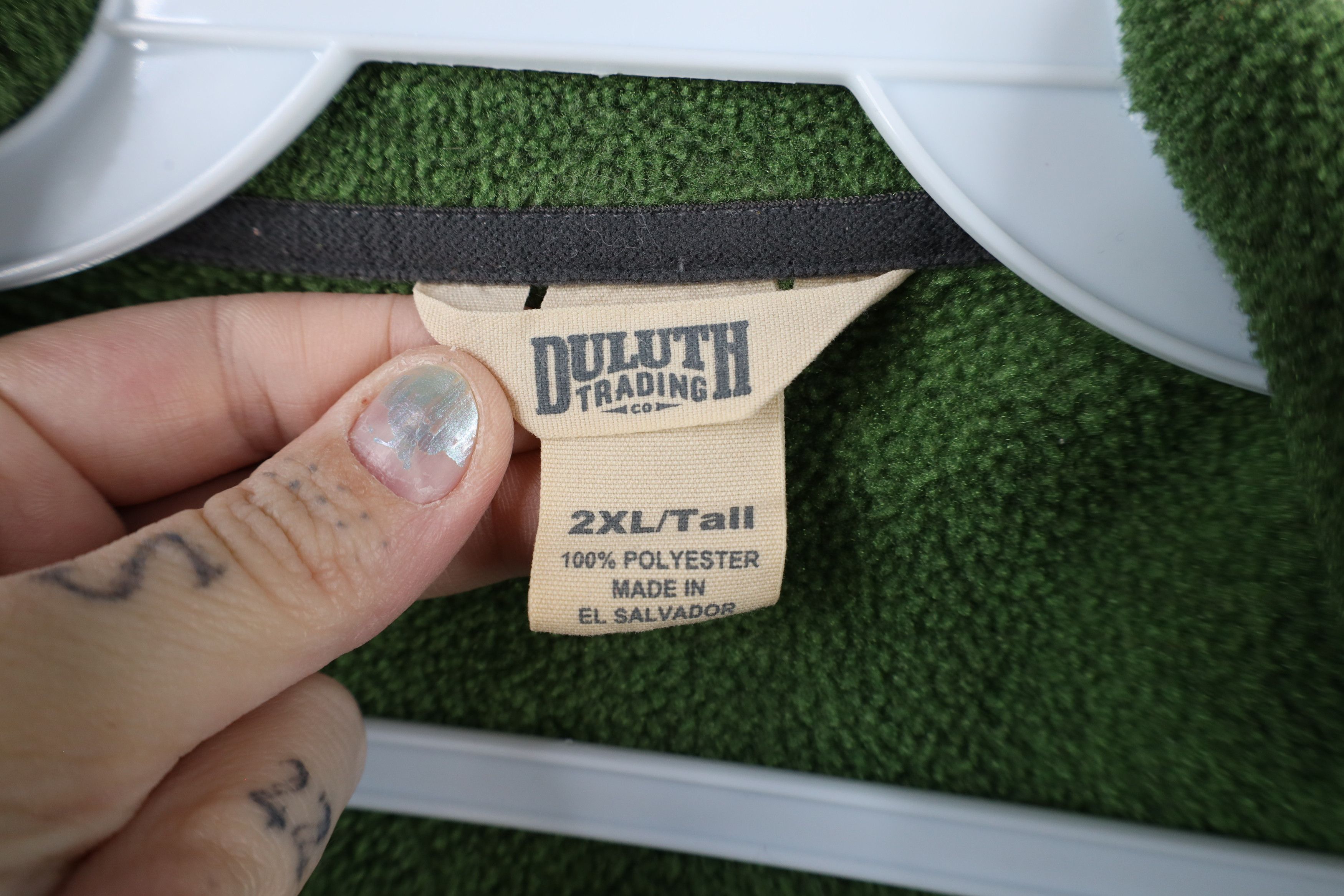 Duluth Trading Company × Vintage Duluth Trading Co Fleece Full Zip Sweater Jacket Green Size US XXL / EU 58 / 5 - 8 Thumbnail