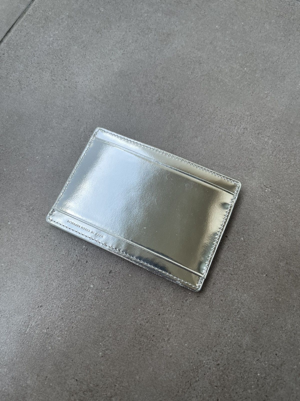 Other !DS! SS23 PB 0110 Silver Patent Leather Cardholder Size ONE SIZE - 5 Thumbnail