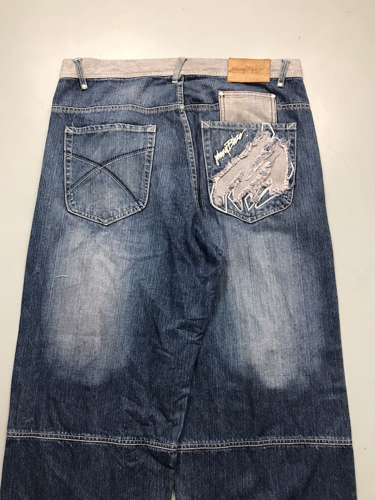 JNCO Vintage johnny blaze embroidered denim Size US 36 / EU 52 - 11 Thumbnail