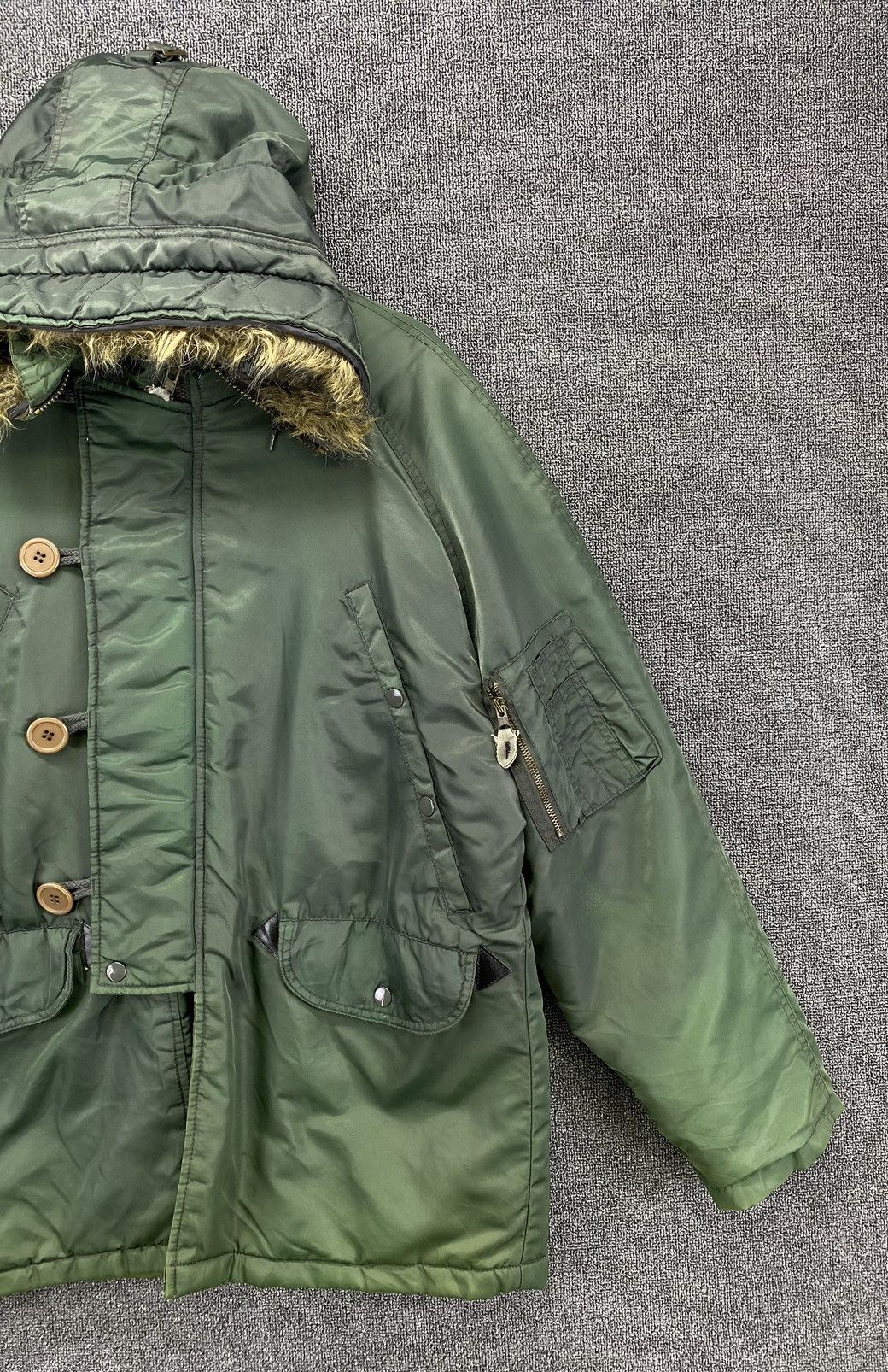 Japanese Brand Vintage Dog House Fur Hoodie Military Jacket Size US M / EU 48-50 / 2 - 4 Thumbnail