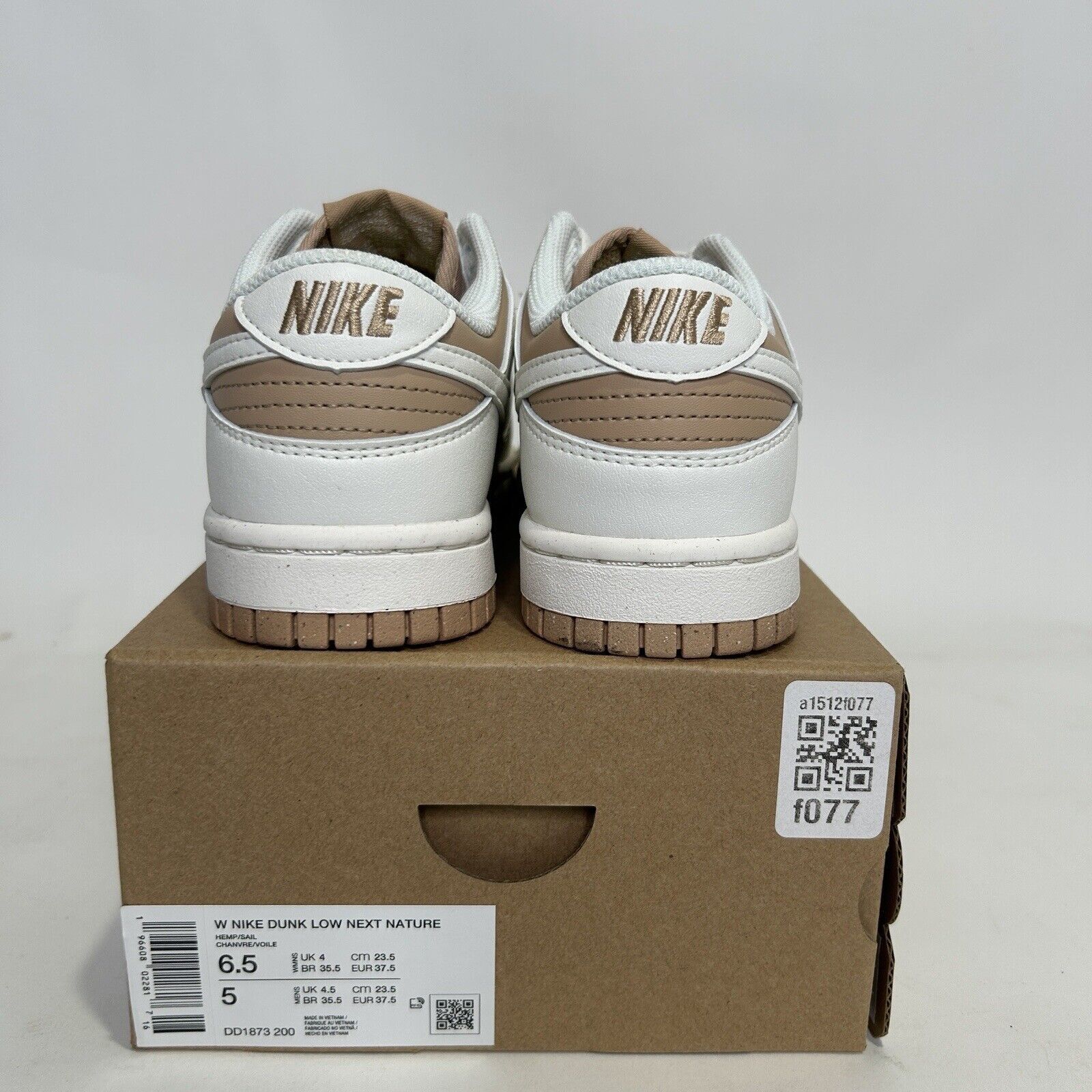 Nike Nike Dunk Low WMNS Next Nature “Beige Sail White/Hemp” 2024 Size US 6.5 / IT 36.5 - 4 Thumbnail