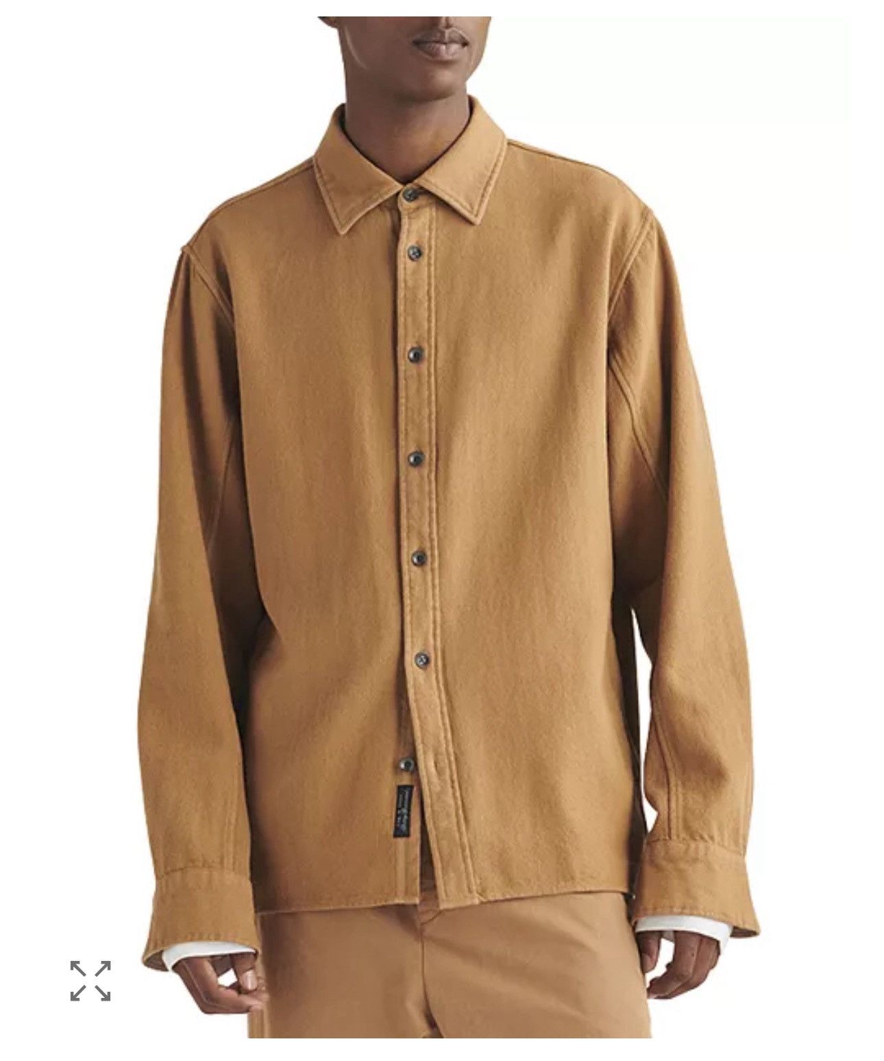 Rag & Bone Austin Oversize Heavy Twill Button-up Shirt $395 retiwo Size US L / EU 52-54 / 3 - 1 Thumbnail