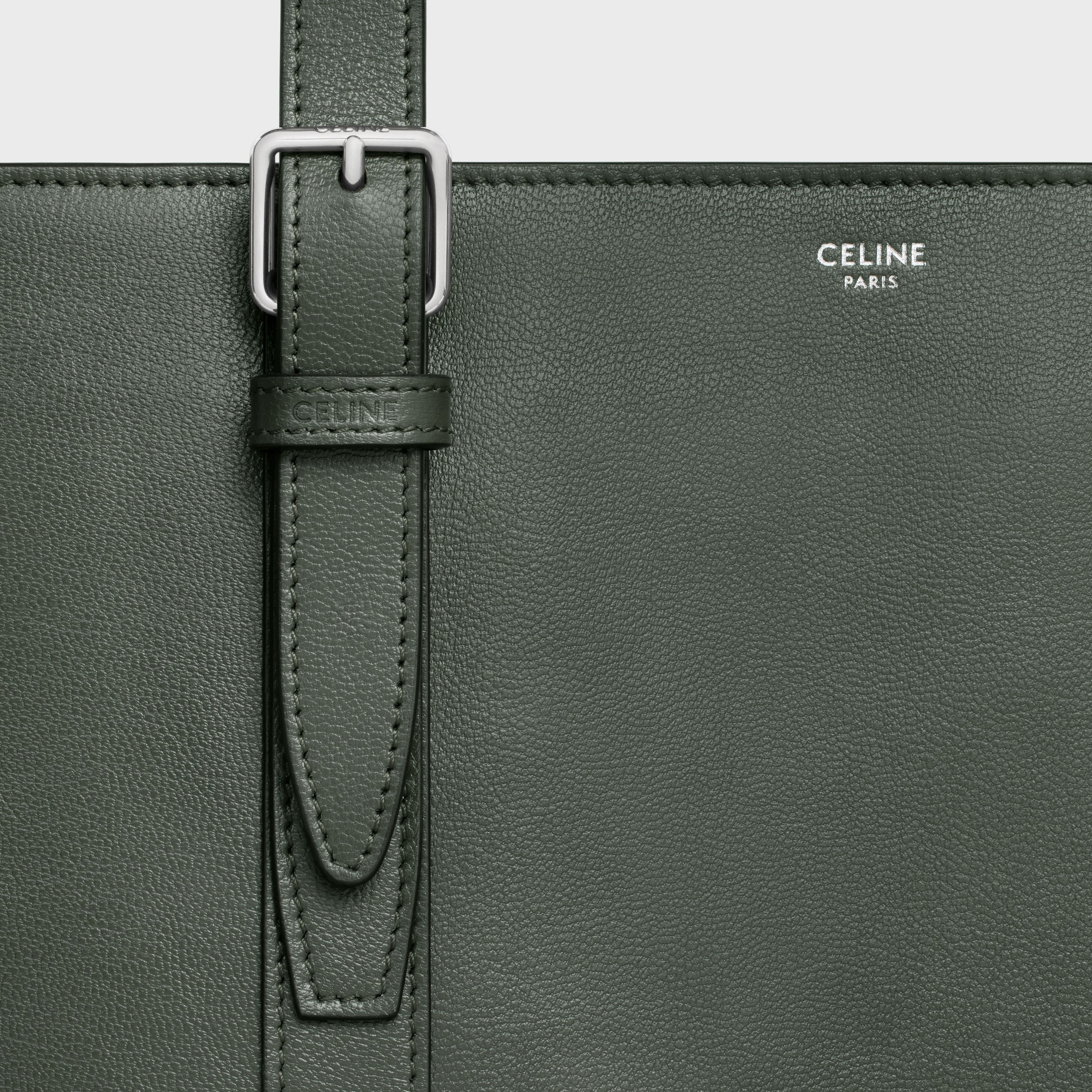 Celine o1bcso1str0925 113743ESY Size: OS / Tote Bag in Dark Army Size ONE SIZE - 4 Thumbnail