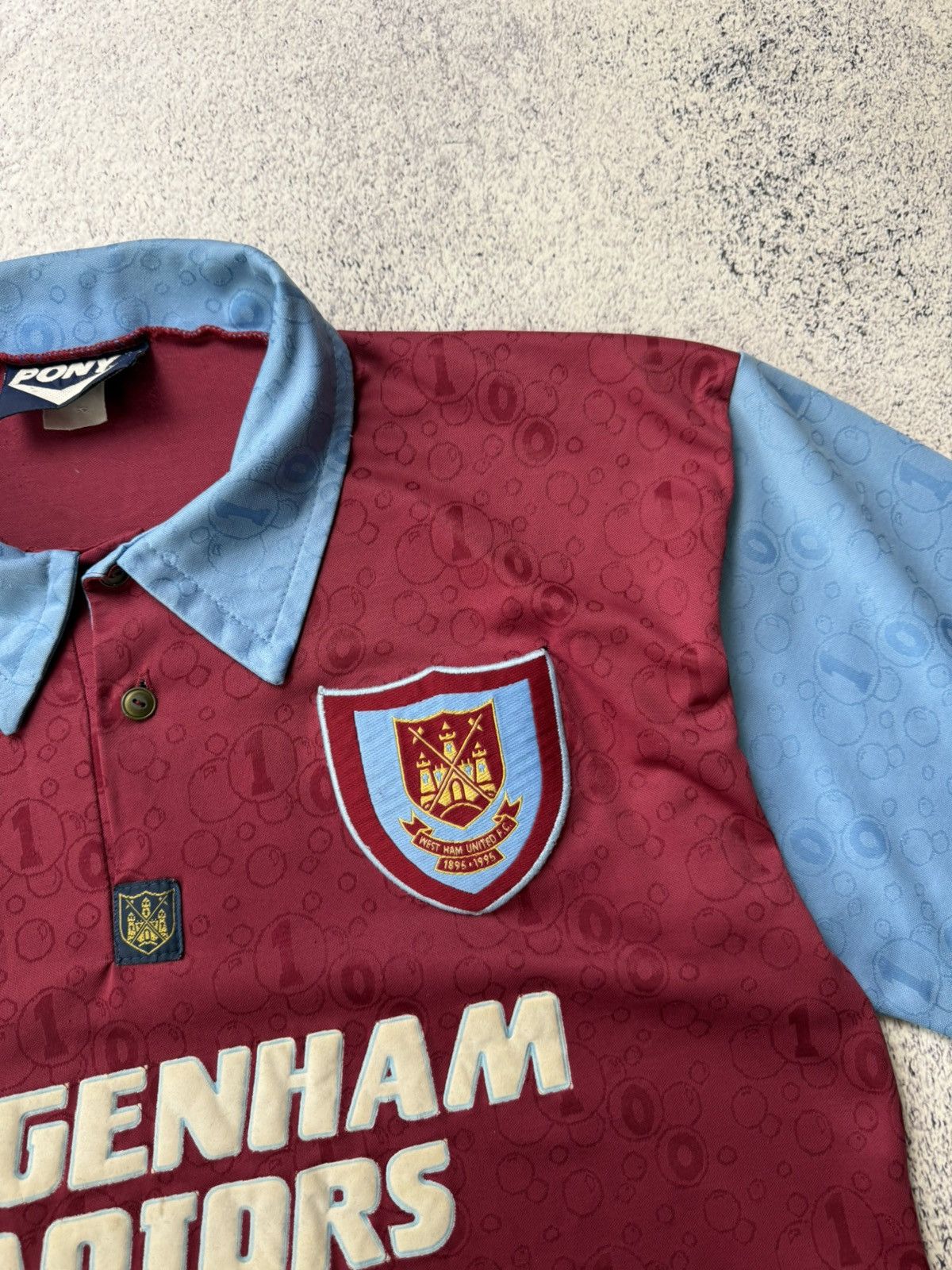 Umbro Vintage Umbro WEST HAM UNITED Centenary Shirt 1995-97 Size US M / EU 48-50 / 2 - 12 Thumbnail