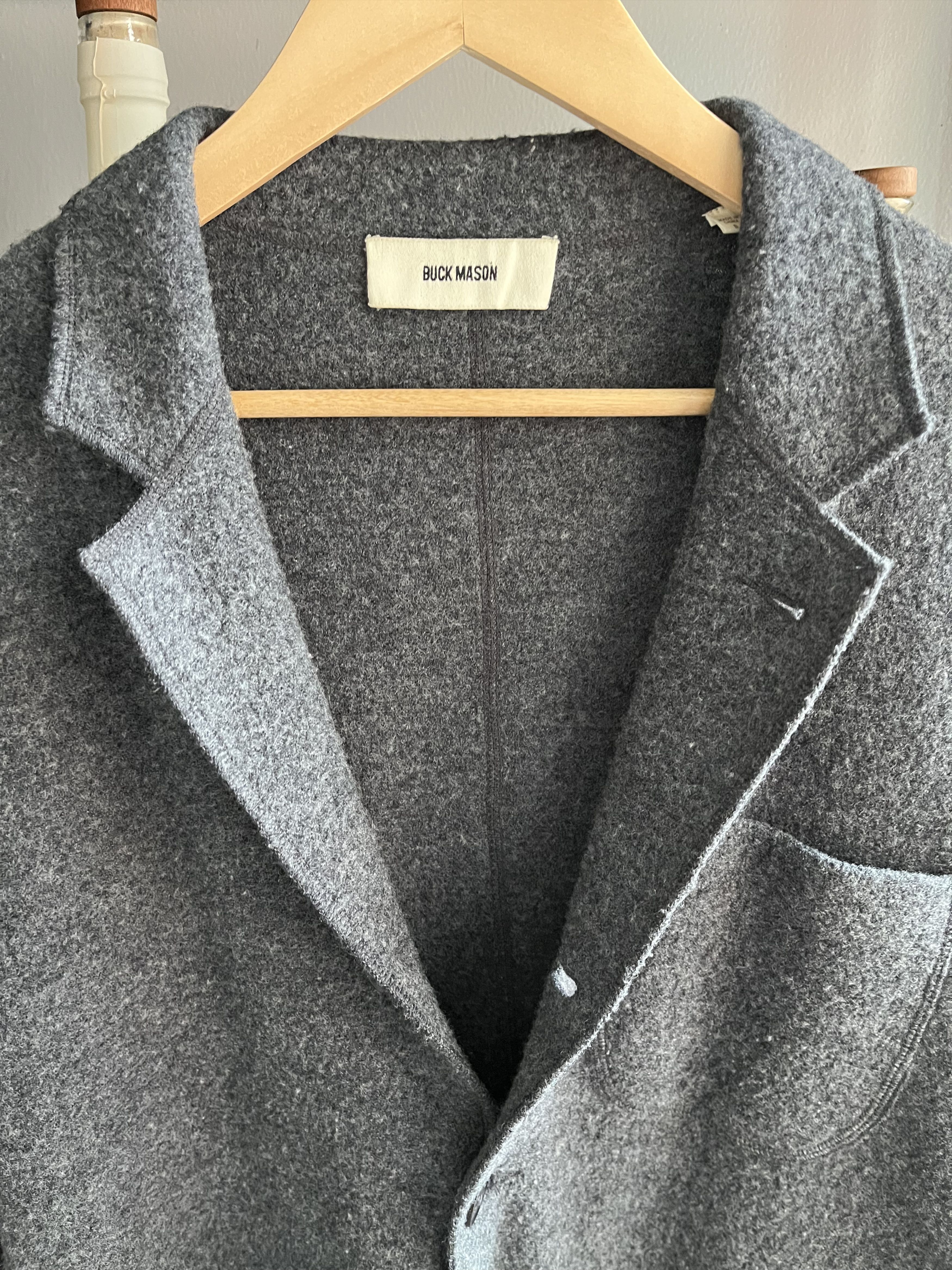 Buck Mason Buck Mason Felted Chore Coat in Gray Size US S / EU 44-46 / 1 - 2 Thumbnail