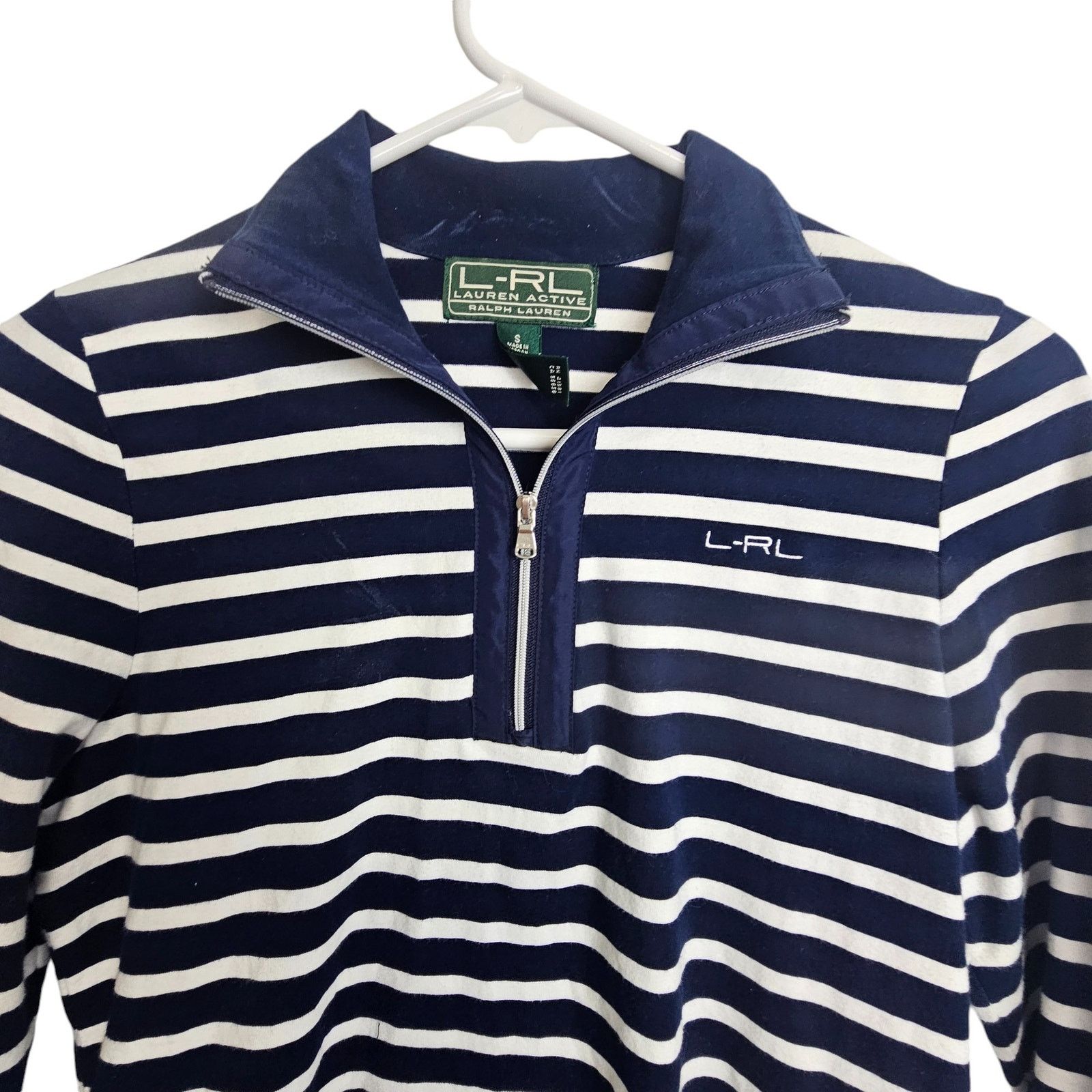 Ralph Lauren Lauren Ralph Lauren Active Striped Top Sz S Classic Nautical Size S / US 4 / IT 40 - 2 Thumbnail