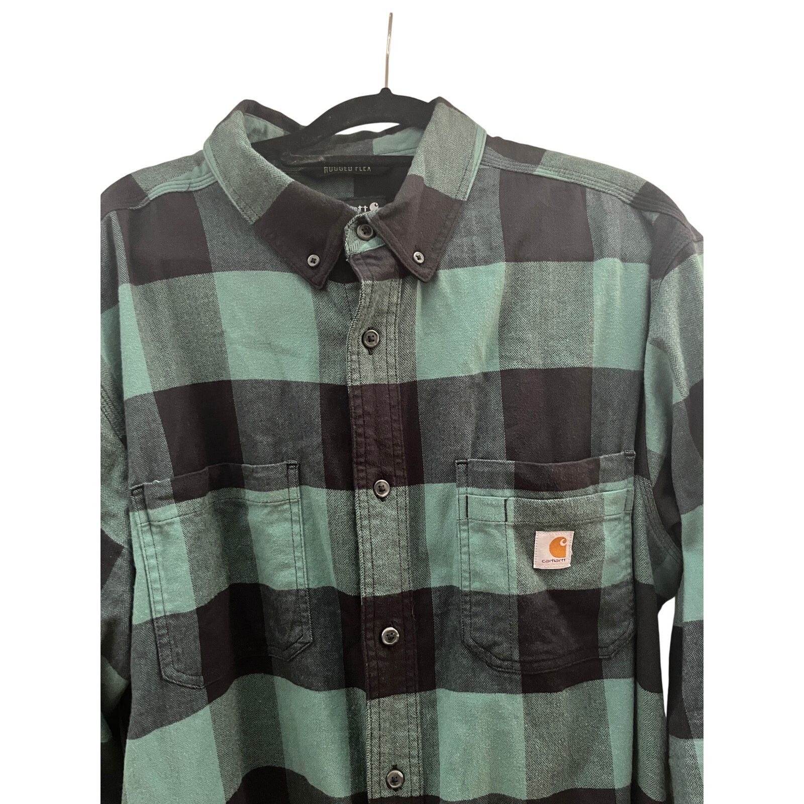 Carhartt Carhartt Rugged Flex Green and Black Buffalo Plaid Size XL Size US XL / EU 56 / 4 - 4 Thumbnail