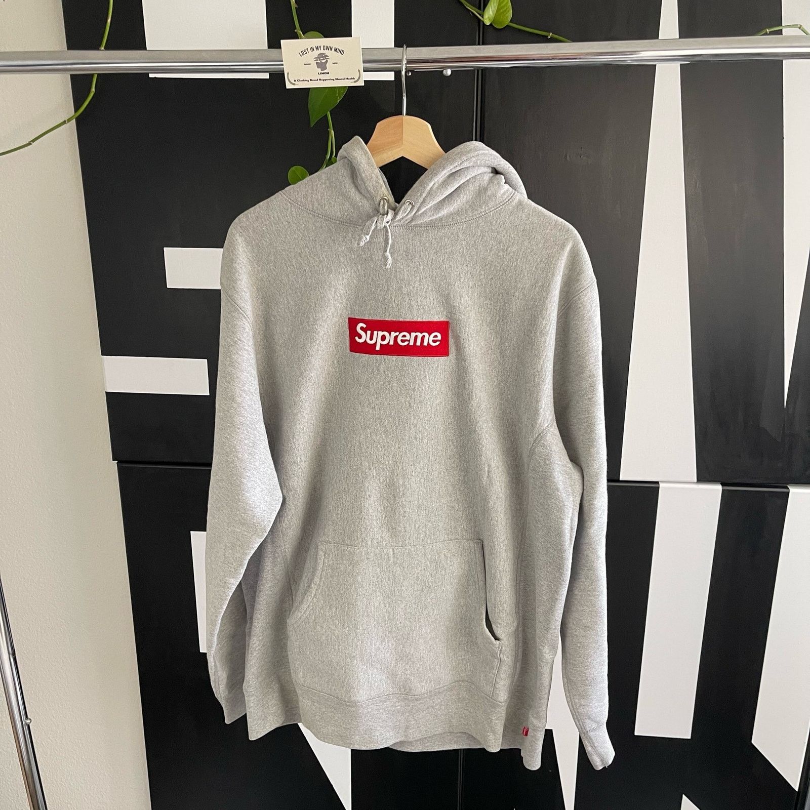 トップス Supreme Box Logo Crewneck Heather Grey L Supreme Box Logo Crewneck (FW22) Heather Grey Men's - FW22 - US