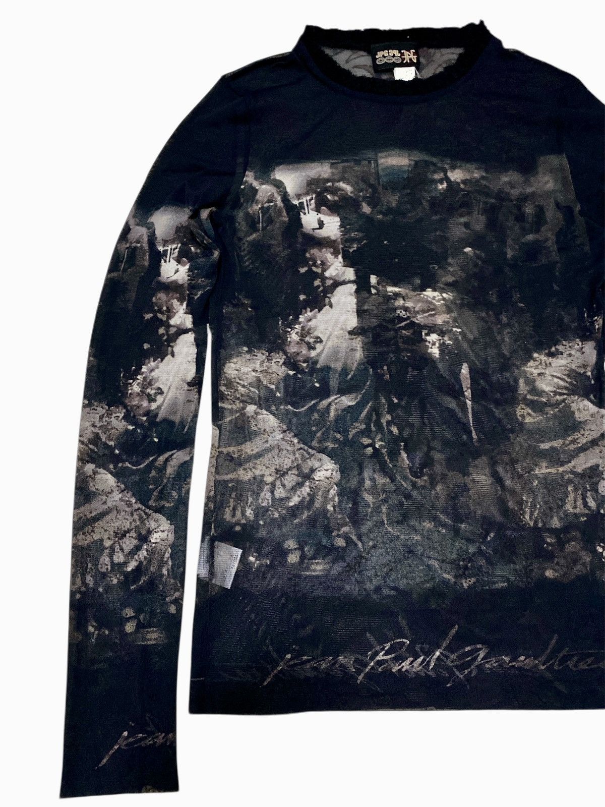 Jean Paul Gaultier 90s Rare Vintage Jean Paul gaultier Mesh Trompe-L'oeil Size M / US 6-8 / IT 42-44 - 3 Thumbnail