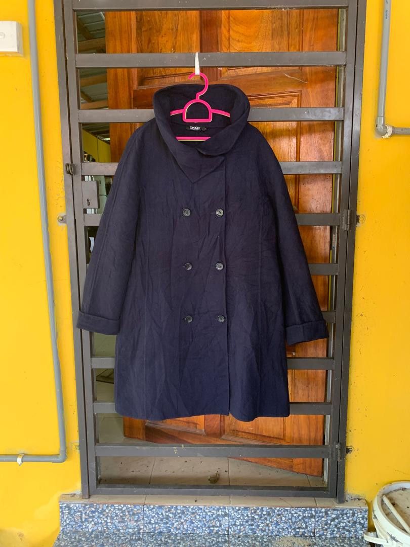 DKNY DKNY Long Coat Wool Size M / US 6-8 / IT 42-44 - 1 Thumbnail