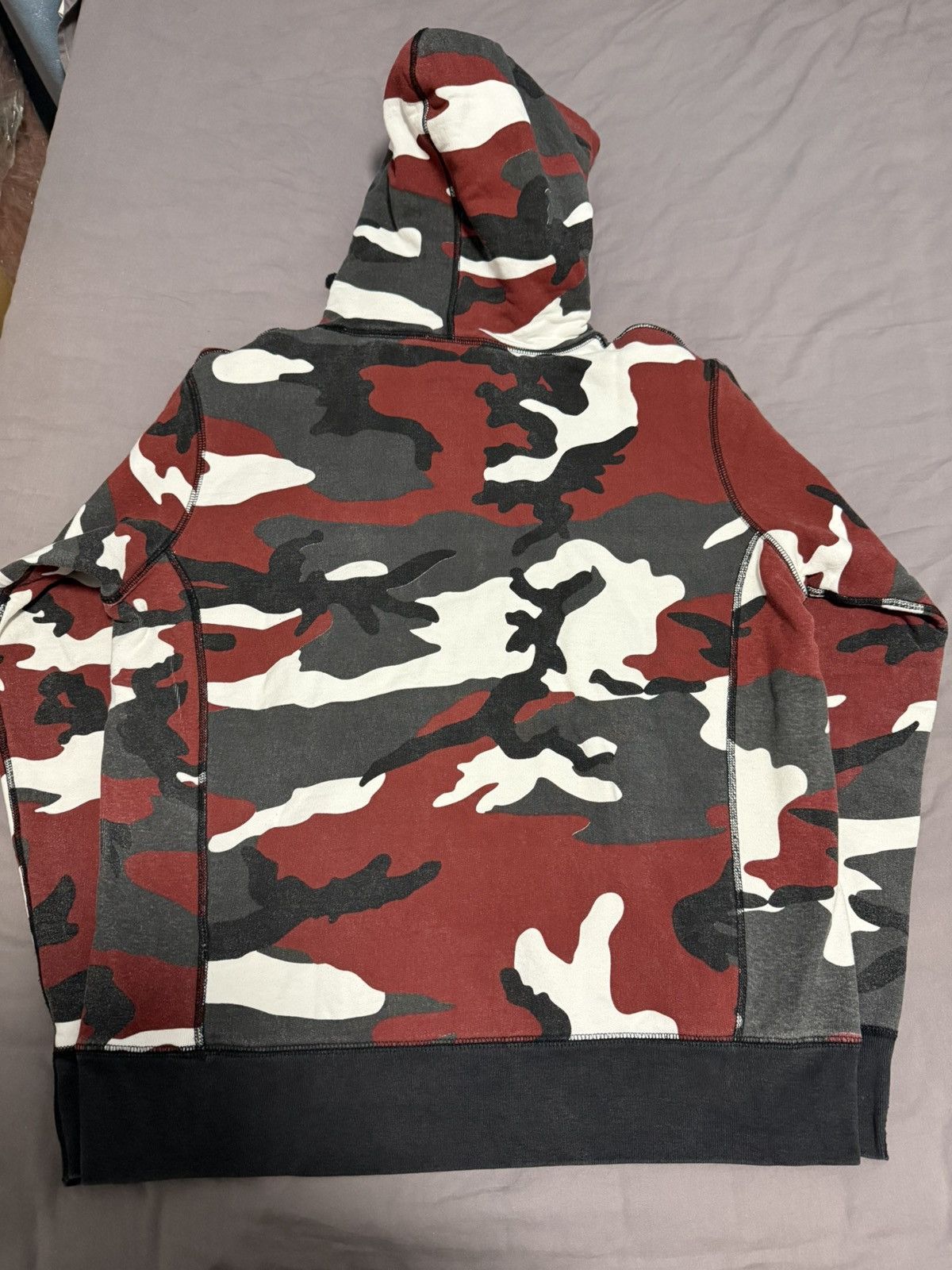 Supreme Supreme fw13 red camo box logo hooded sweatshirt hoodie Size US L / EU 52-54 / 3 - 5 Thumbnail
