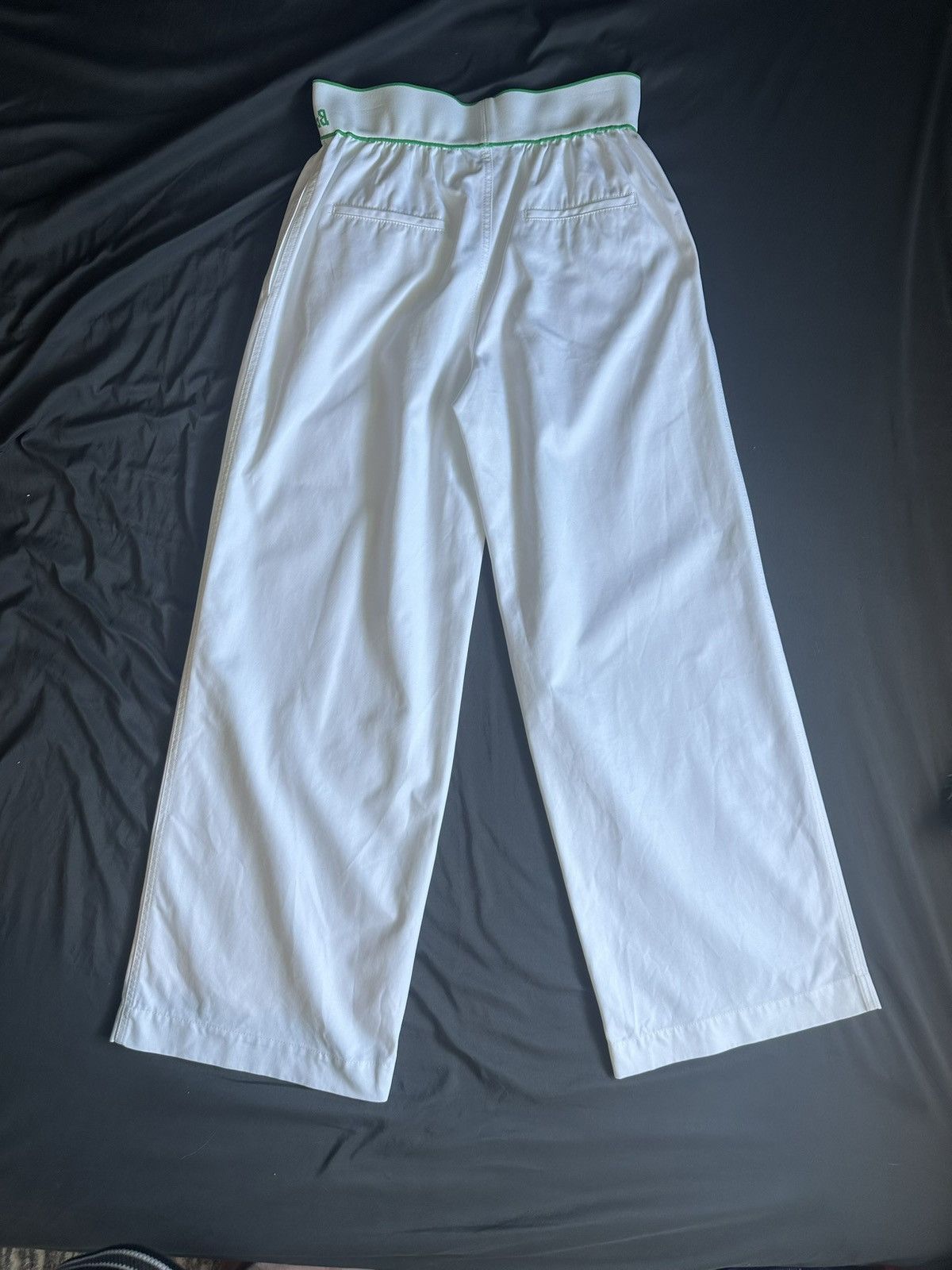 Bottega Veneta Bottega Veneta White Elastic Logo Pants Size US 32 / EU 48 - 4 Thumbnail