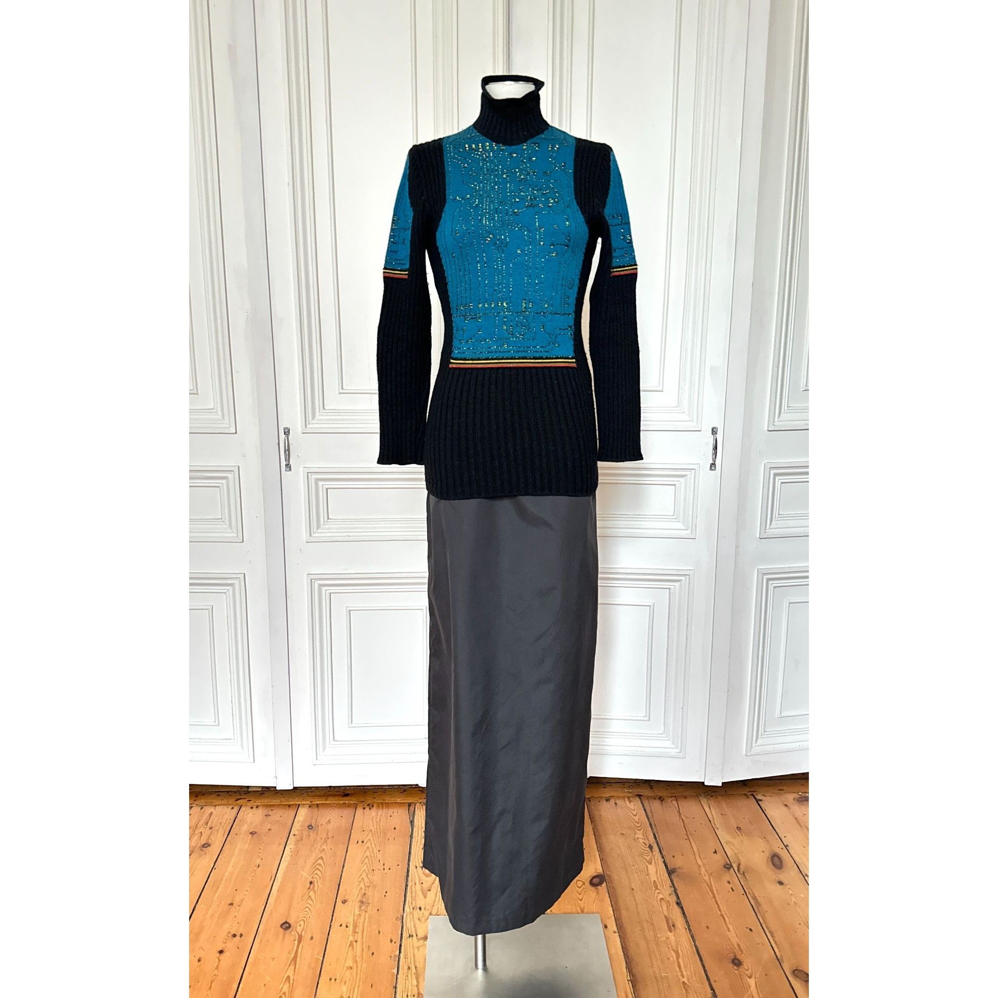 Jean Paul Gaultier Vintage FW 1995 Motherboard Knit Size S / US 4 / IT 40 - 2 Thumbnail