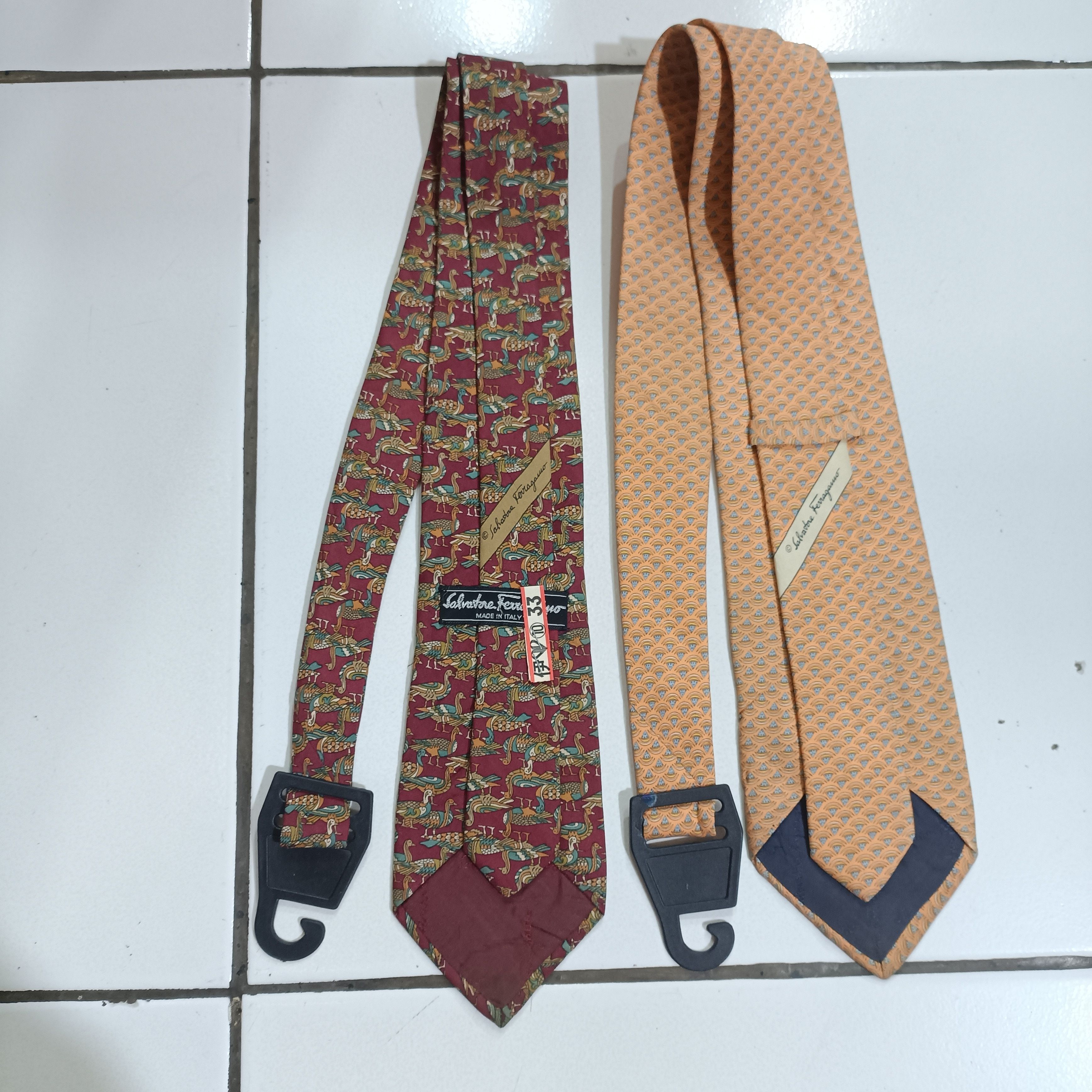 Salvatore Ferragamo Salvatore Ferragamo Tie 100% silk 2 pcs Size ONE SIZE - 3 Thumbnail