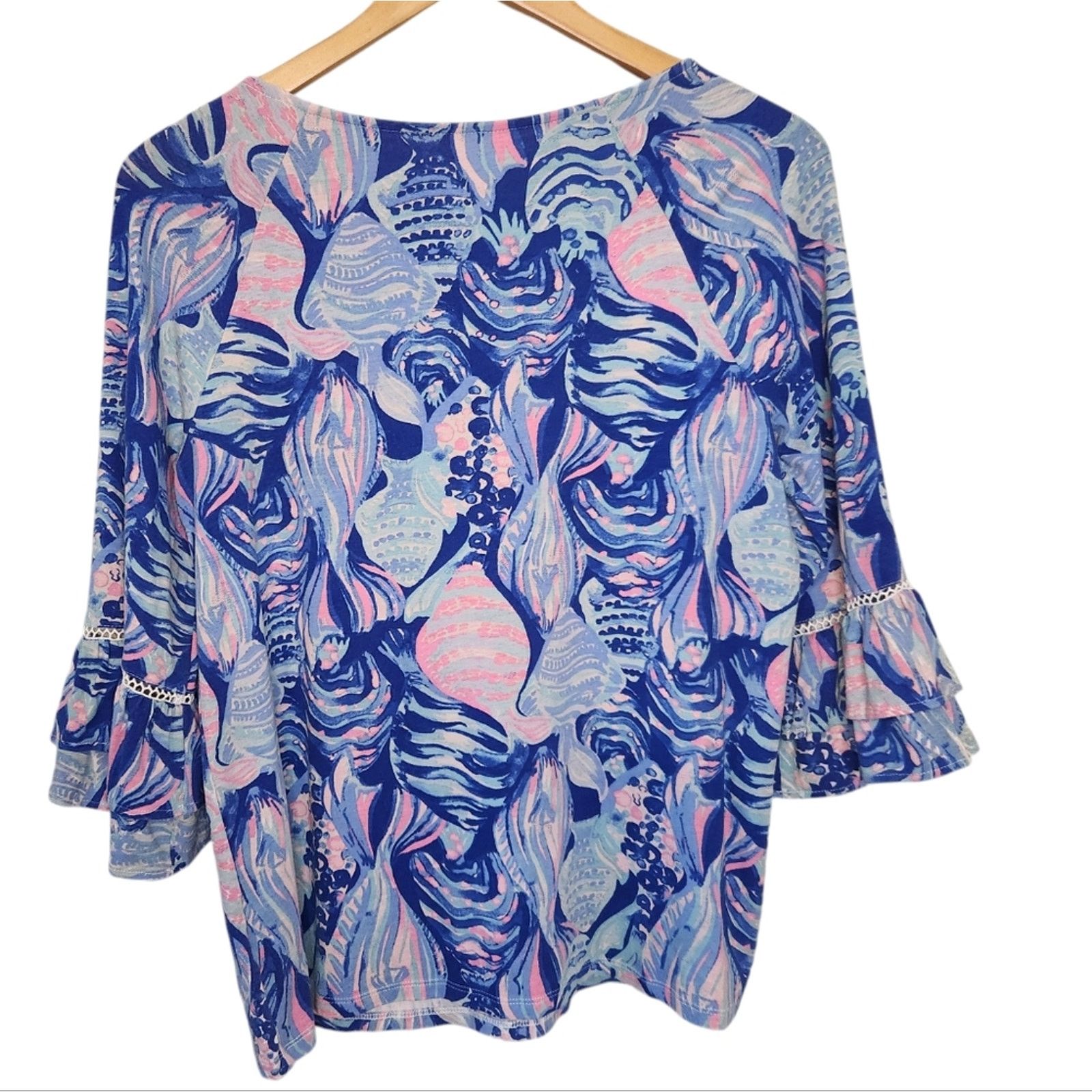 Lilly Pulitzer Lilly Pulitzer Laddie Top in Twilight Blue Medium Size M / US 6-8 / IT 42-44 - 3 Thumbnail