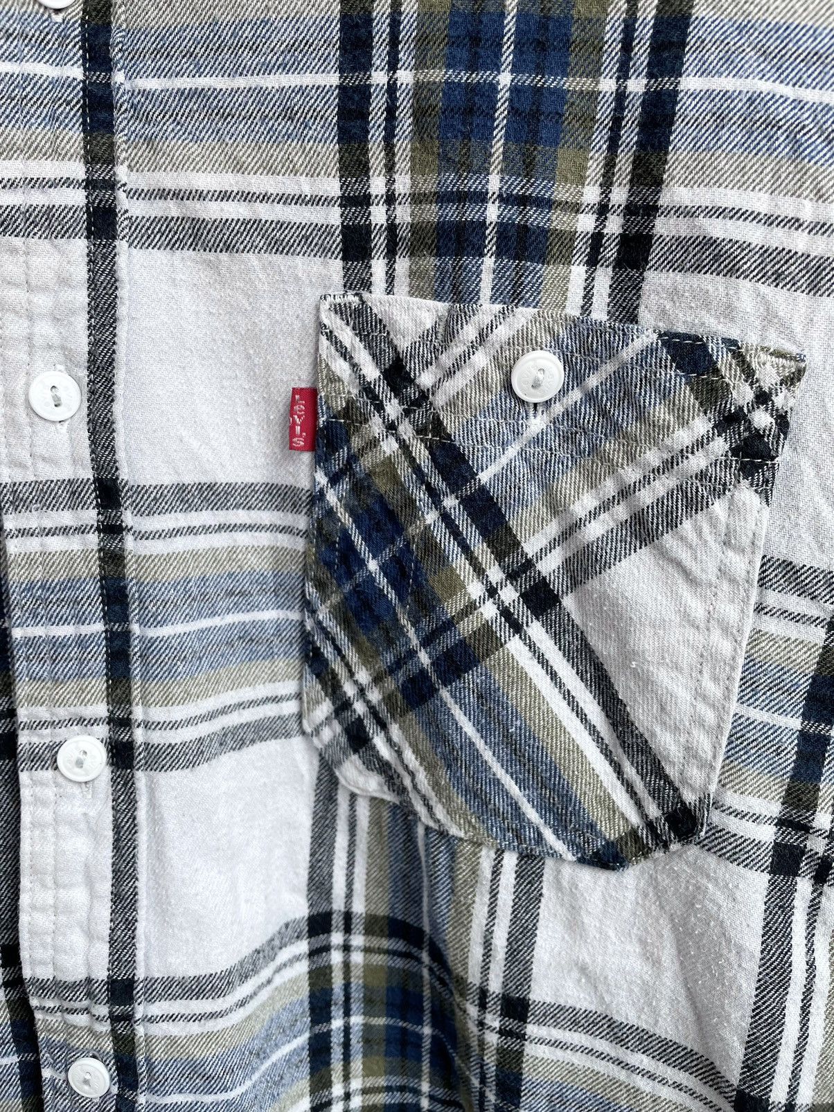 Flannel × Levi's × Vintage LEVI’S FLANNEL LONG SLEEVE SHIRT Size US L / EU 52-54 / 3 - 4 Thumbnail