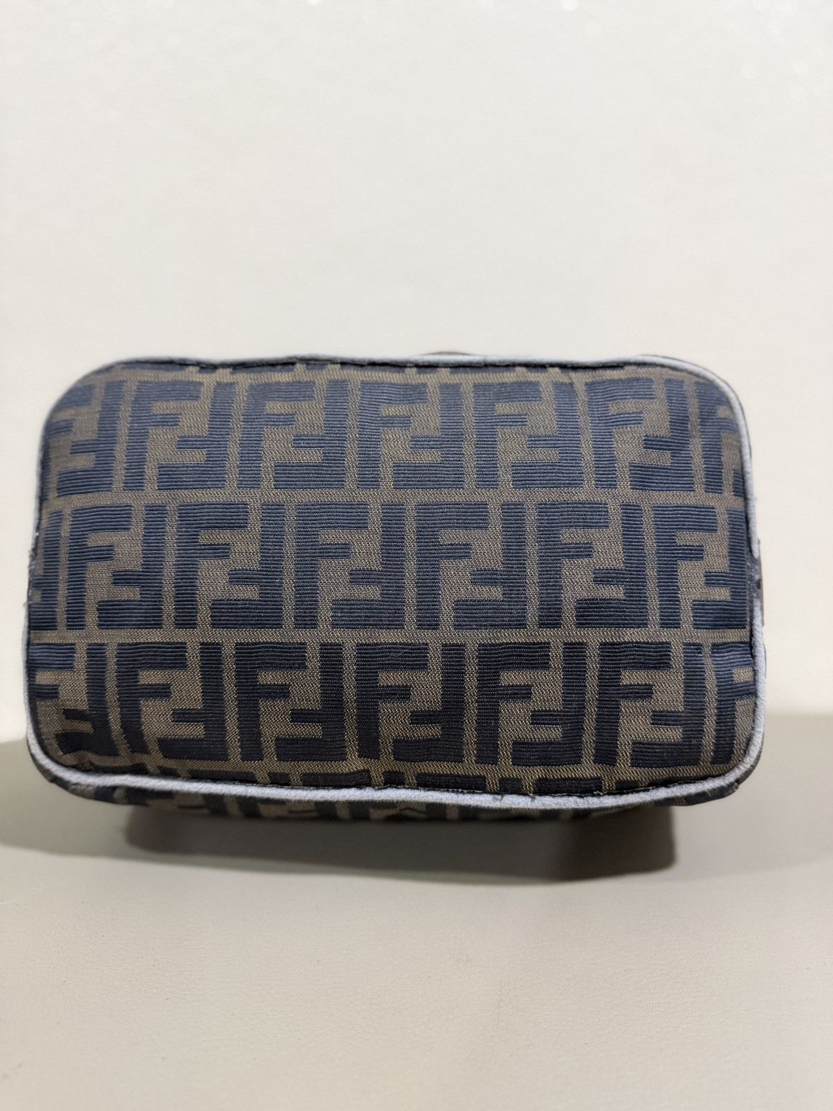Fendi Authentic Fendi Zucca Monogram Canvas Toiletries Hand Bag Size ONE SIZE - 7 Thumbnail