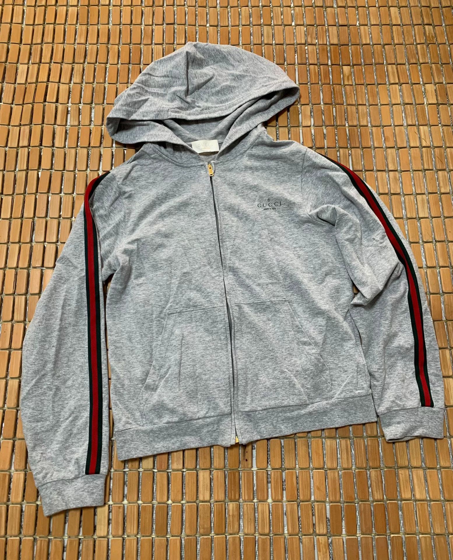 Gucci Gucci Striped Hooded Zip Jacket Size US M / EU 48-50 / 2 - 1 Thumbnail